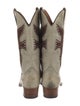 Frye Leather Colorblock Pattern Western Boots