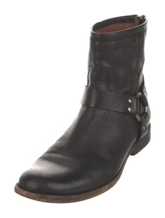 Frye Leather Moto Boots
