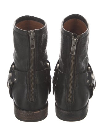 Frye Leather Moto Boots