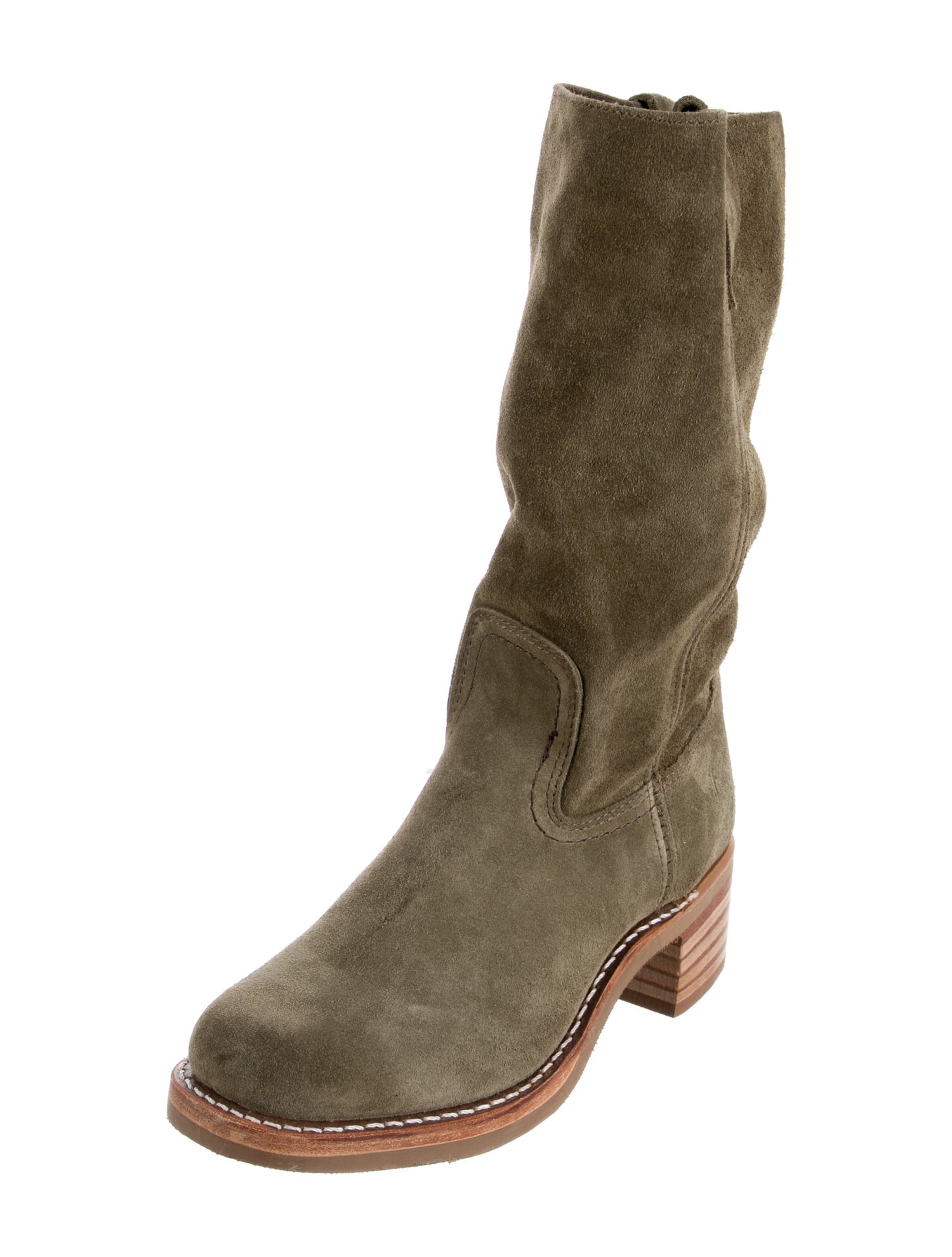 Frye Suede Western Boots