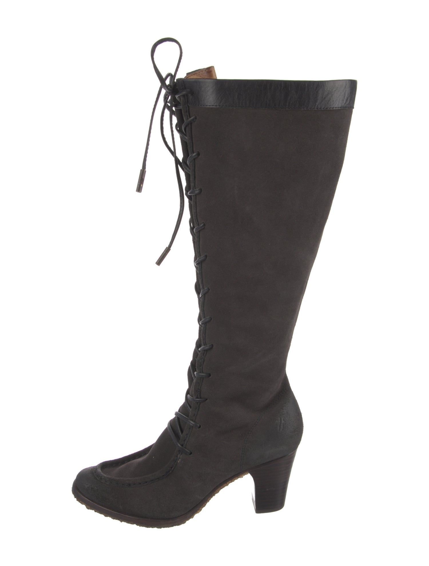 Frye Suede Lace-Up Boots