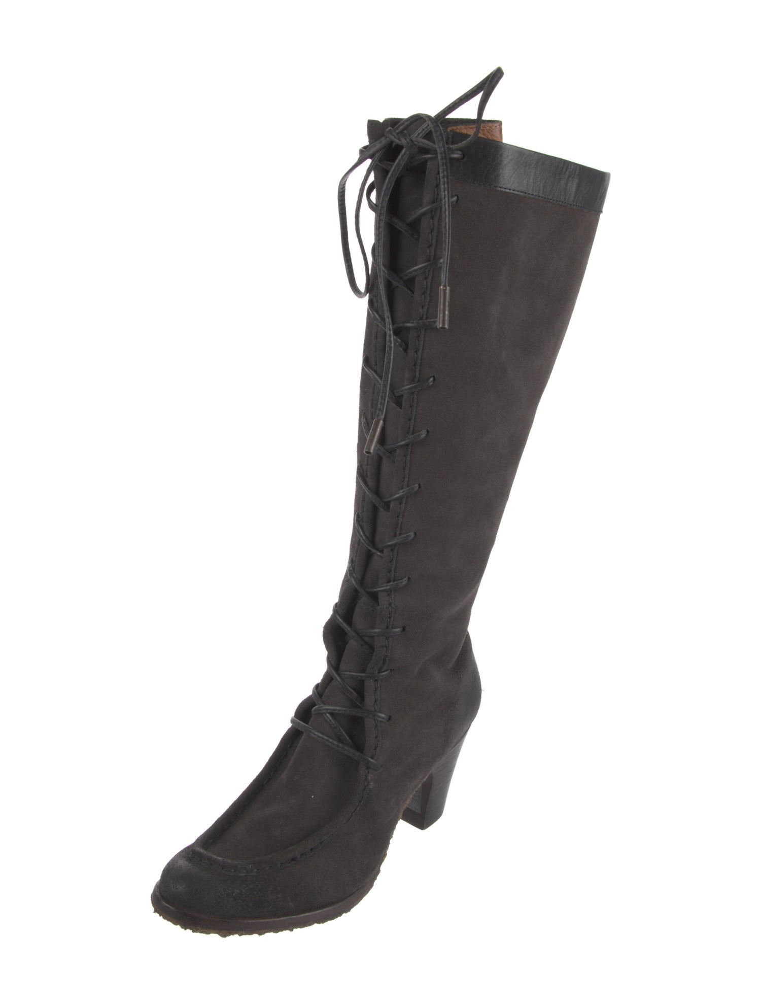 Frye Suede Lace-Up Boots