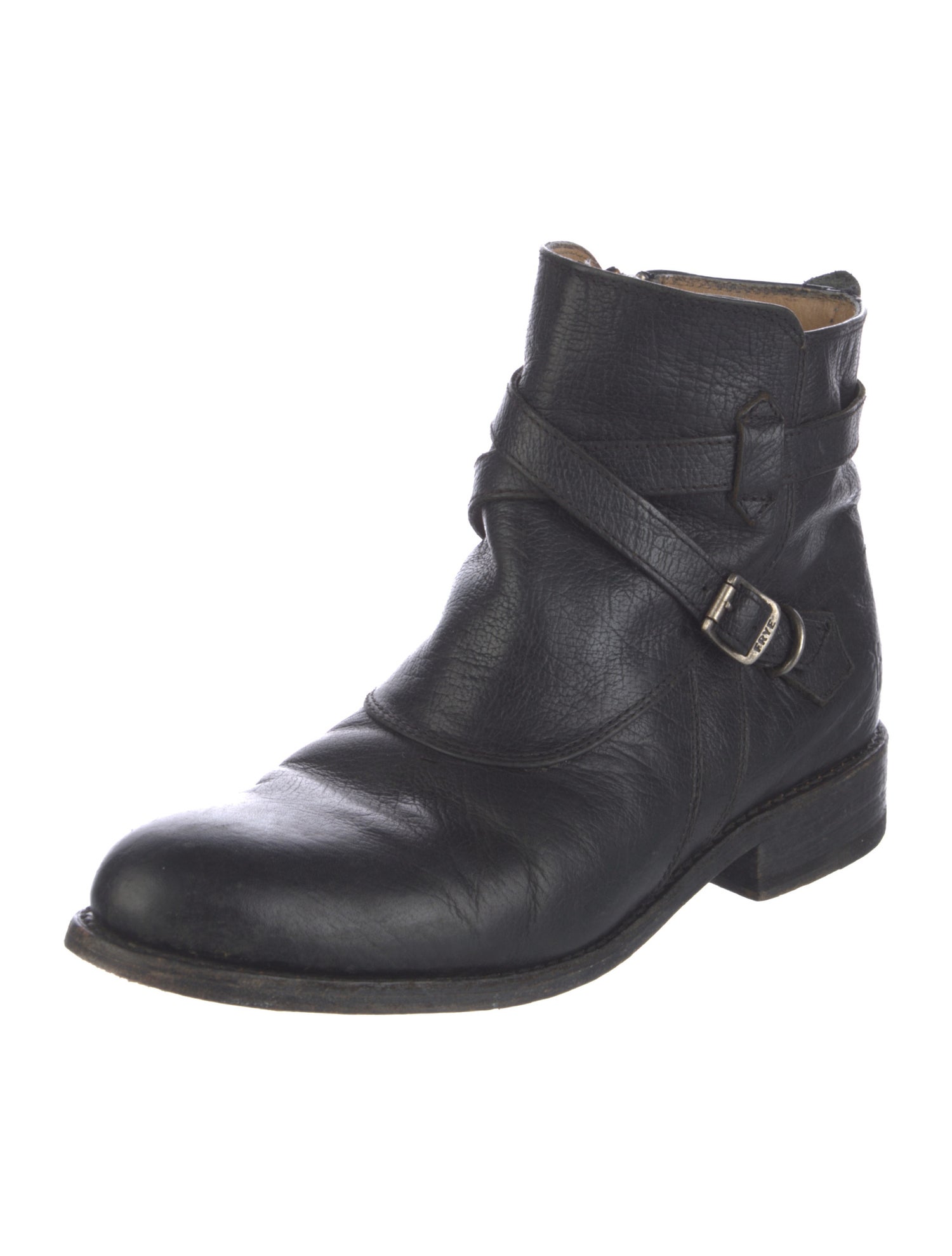 Frye Leather Moto Boots