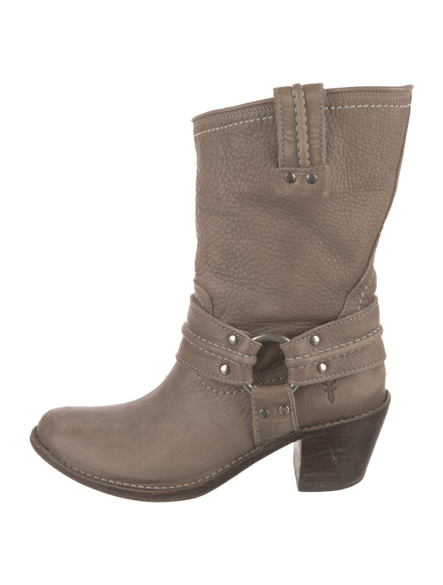 Frye Leather Moto Boots