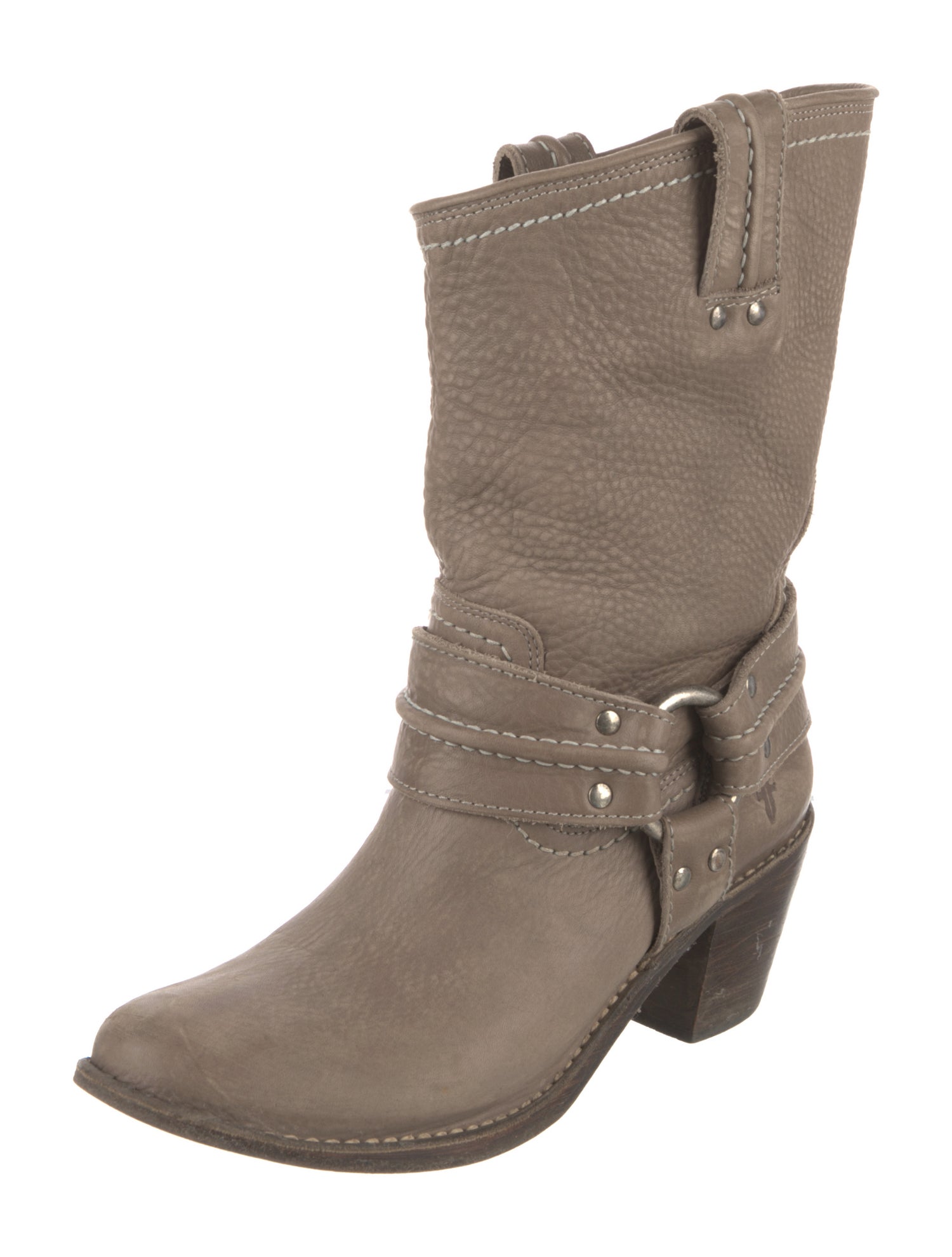 Frye Leather Moto Boots