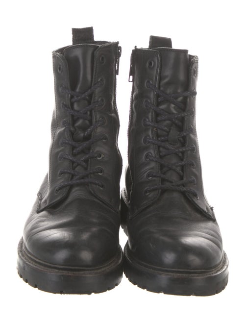 Frye Leather Combat Boots