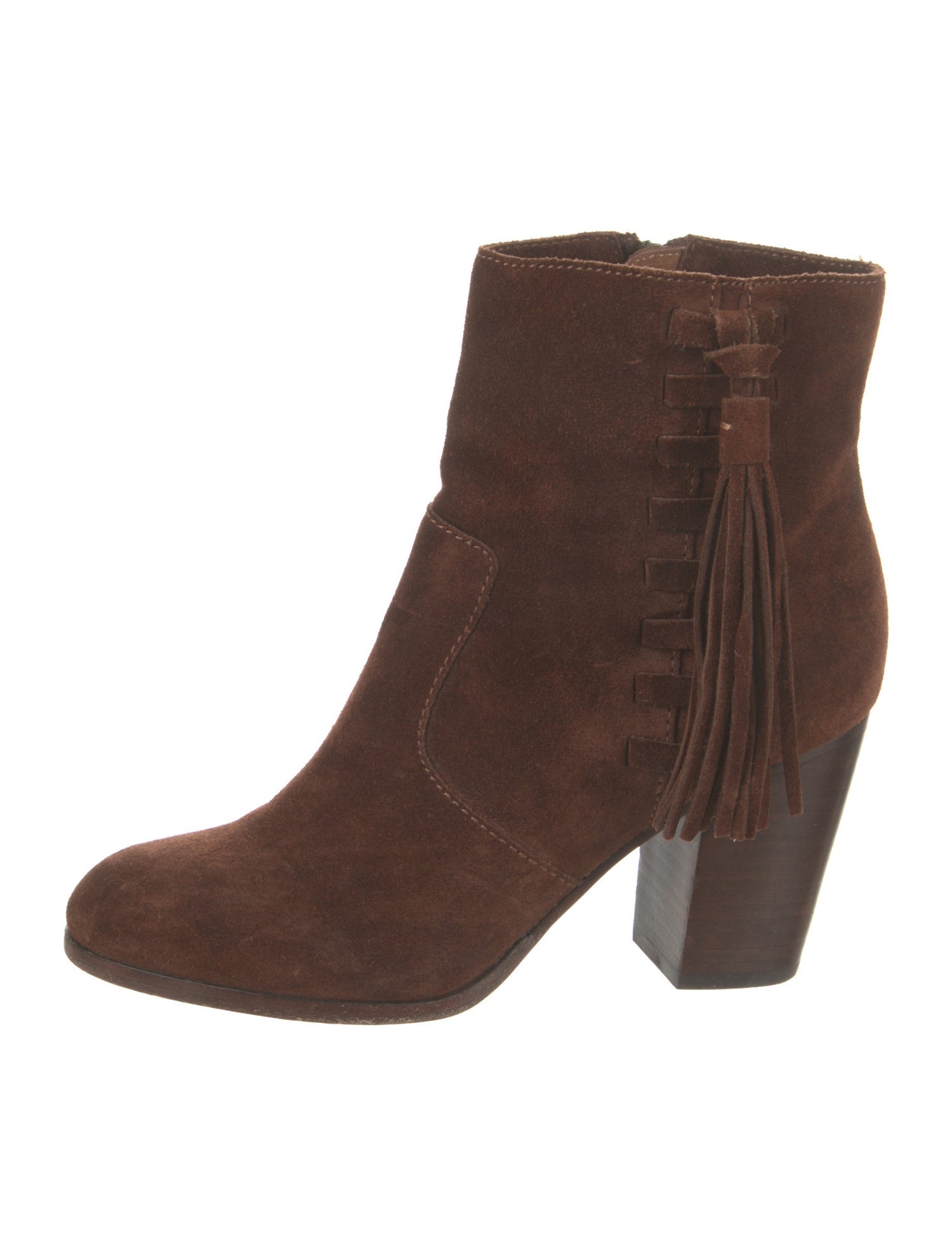 Frye Suede Tassel Accents Boots
