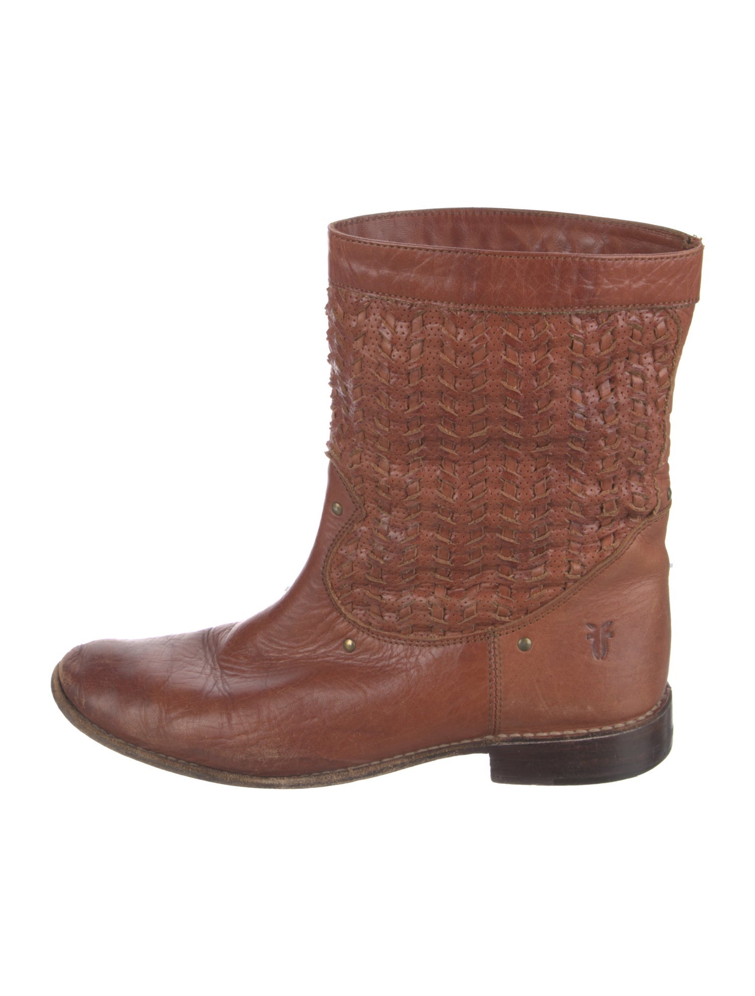 Frye Leather Moto Boots