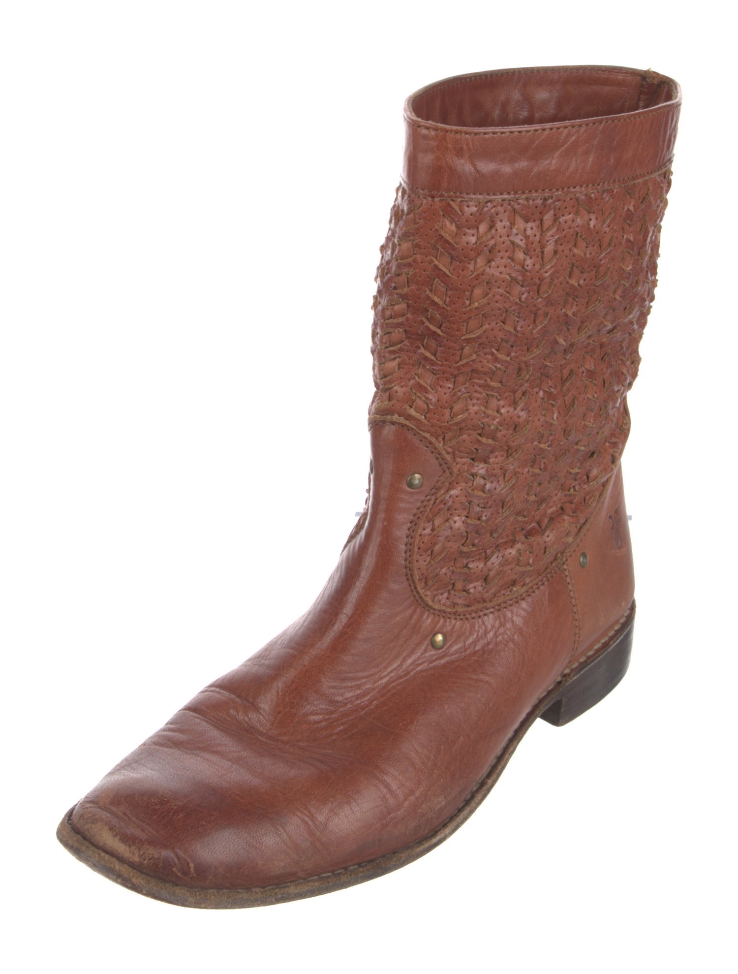 Frye Leather Moto Boots