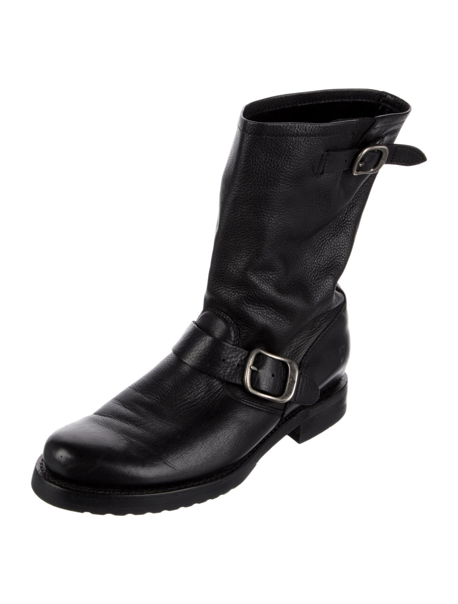 Frye Leather Moto Boots
