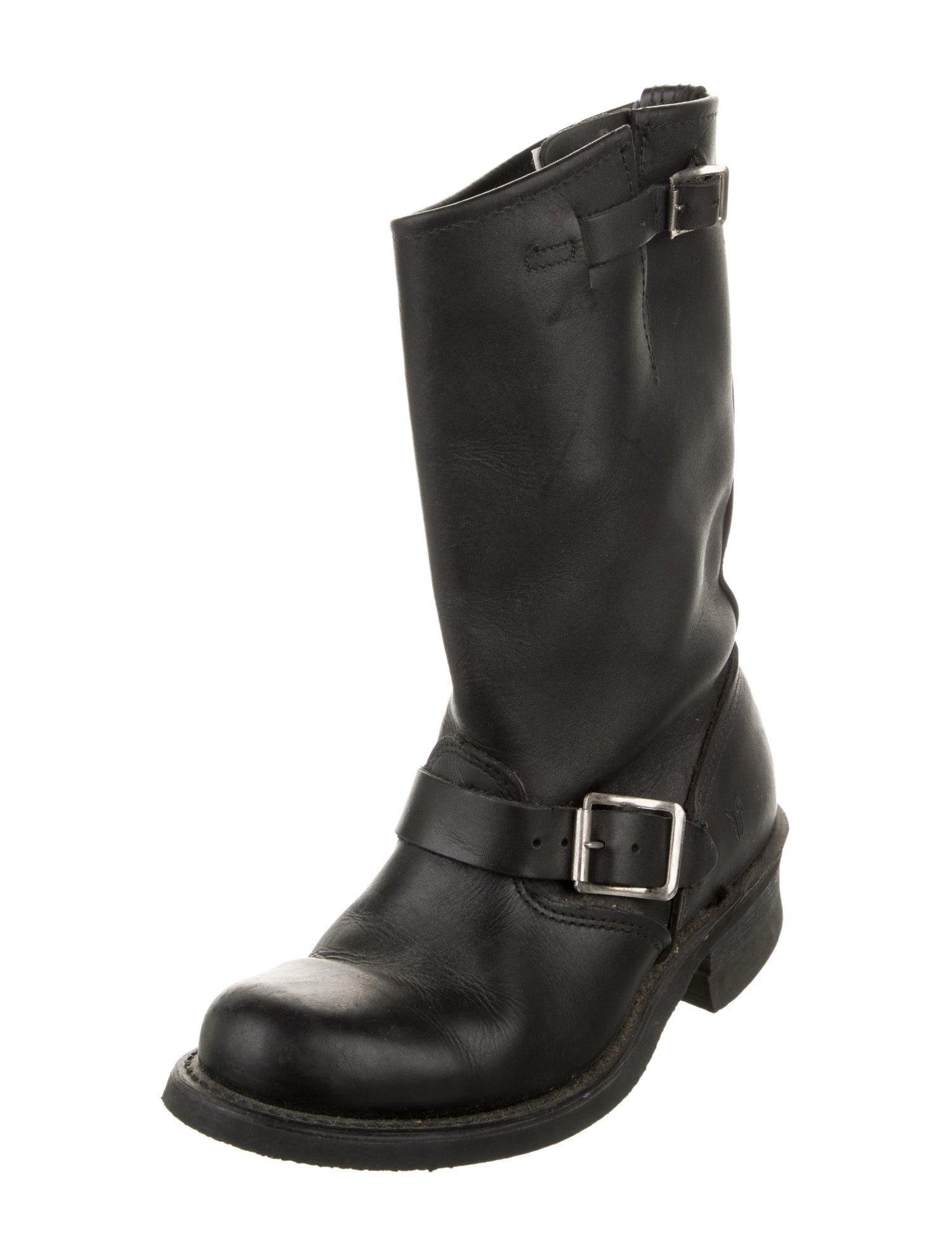 Frye Leather Moto Boots