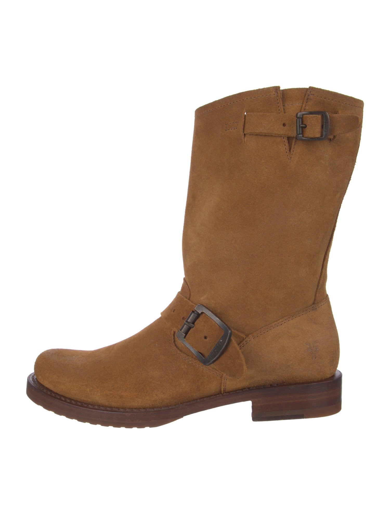 Frye Suede Moto Boots