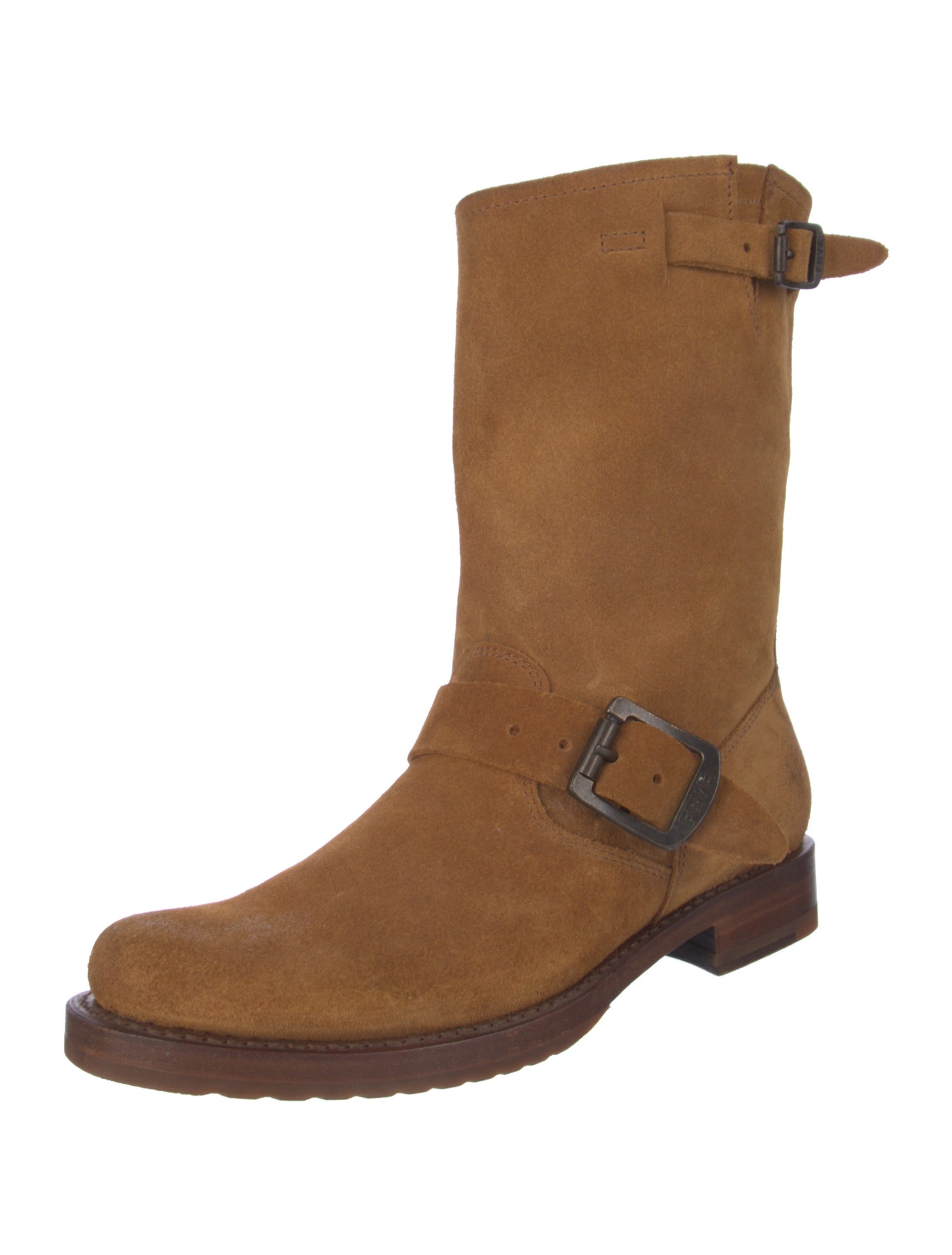 Frye Suede Moto Boots