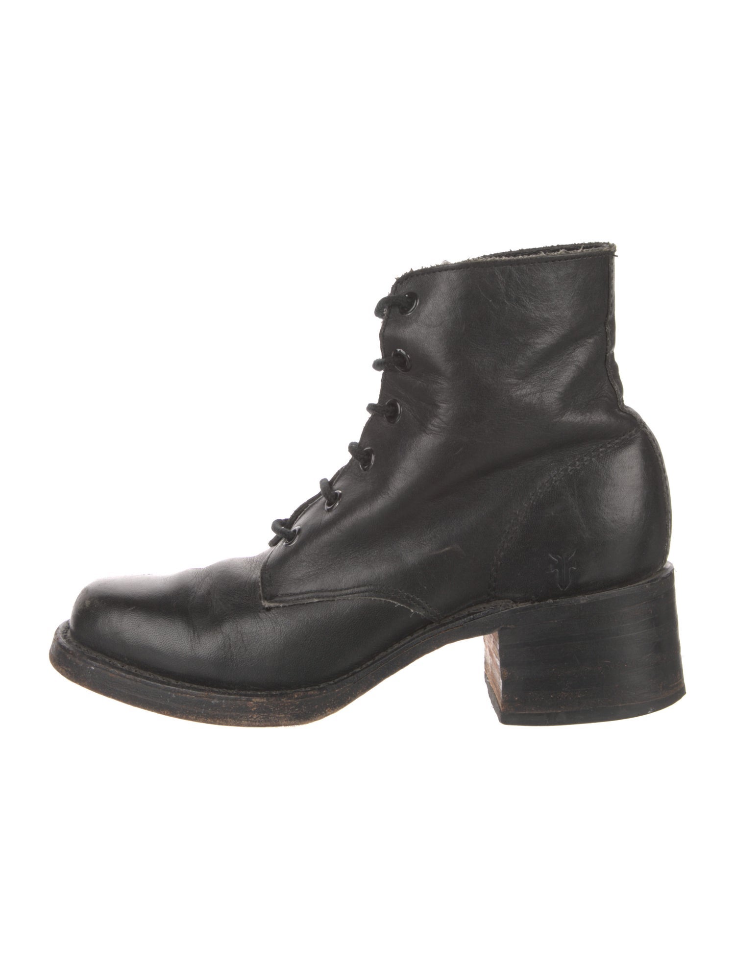 Frye Leather Combat Boots