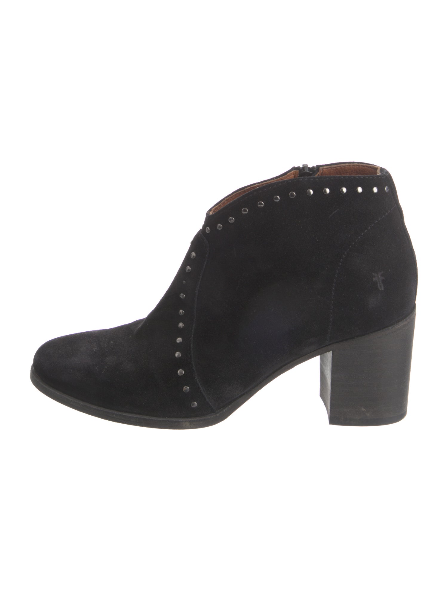 Frye Suede Studded Accents Lace-Up Boots