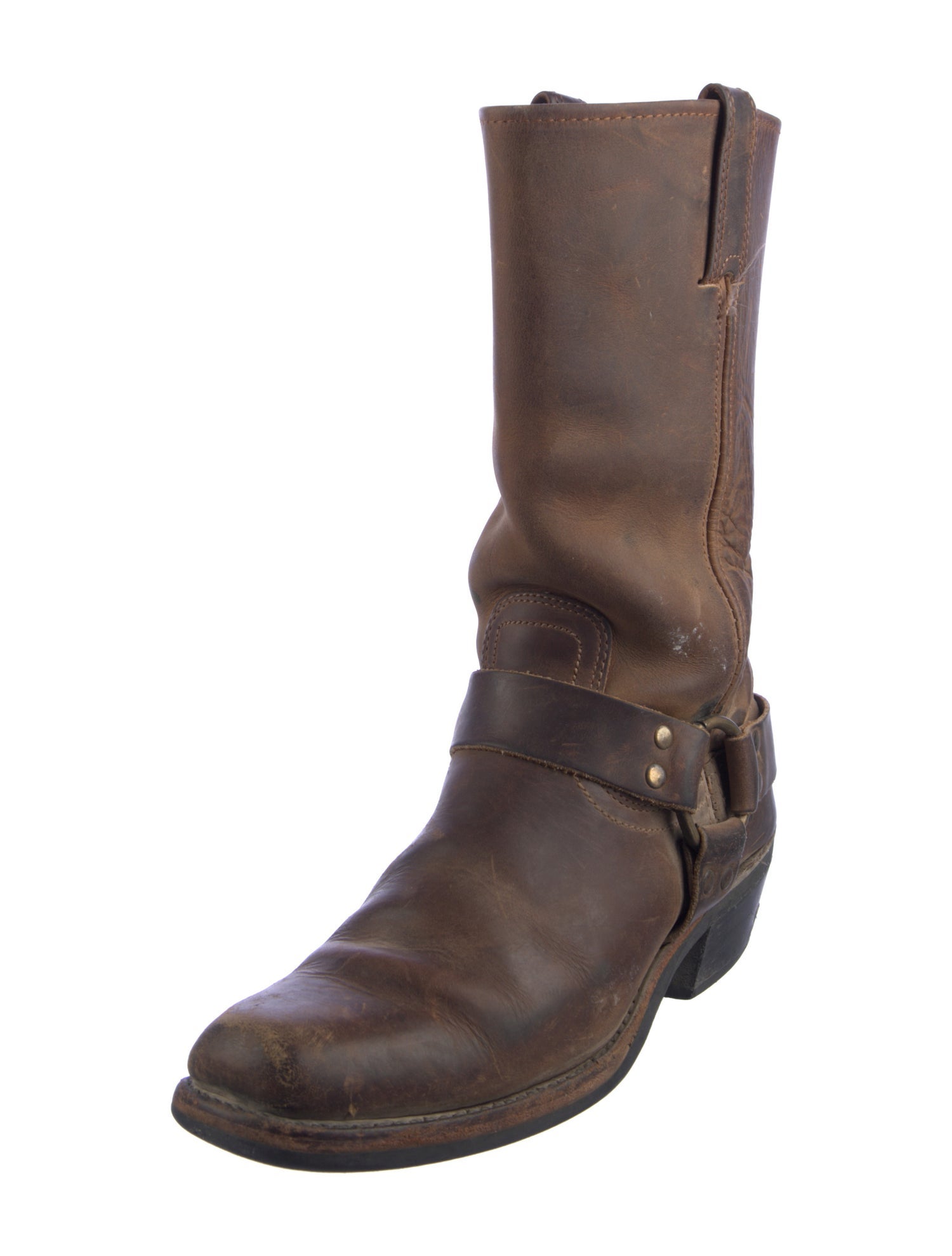 Frye Leather Moto Boots