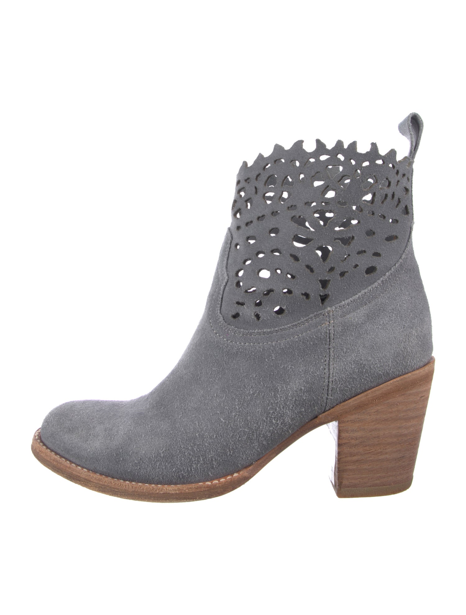Frye Suede Patterned Boots
