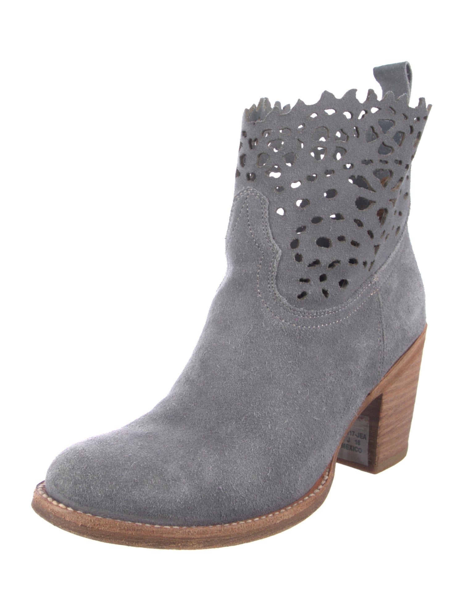 Frye Suede Patterned Boots