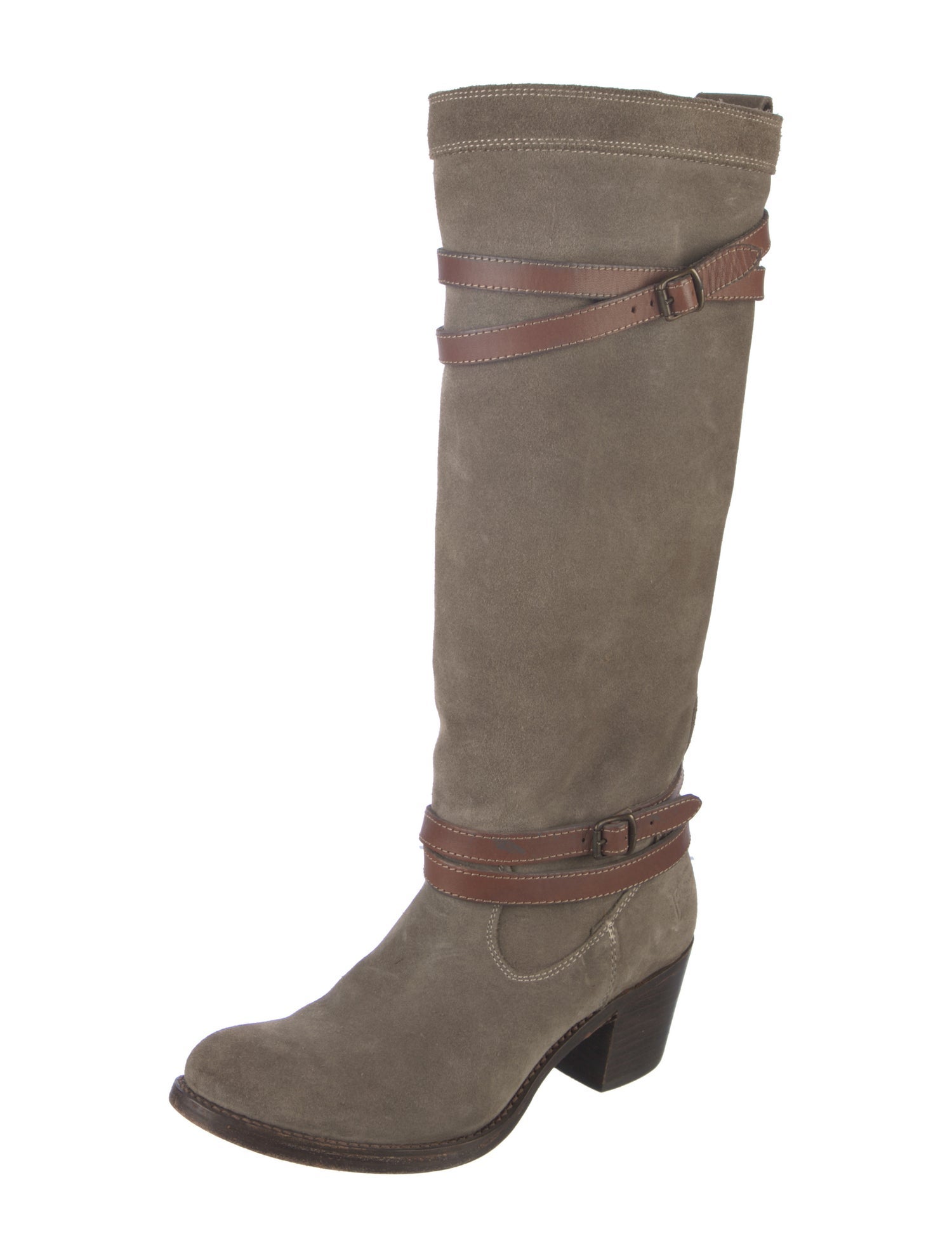 Frye Suede Riding Boots