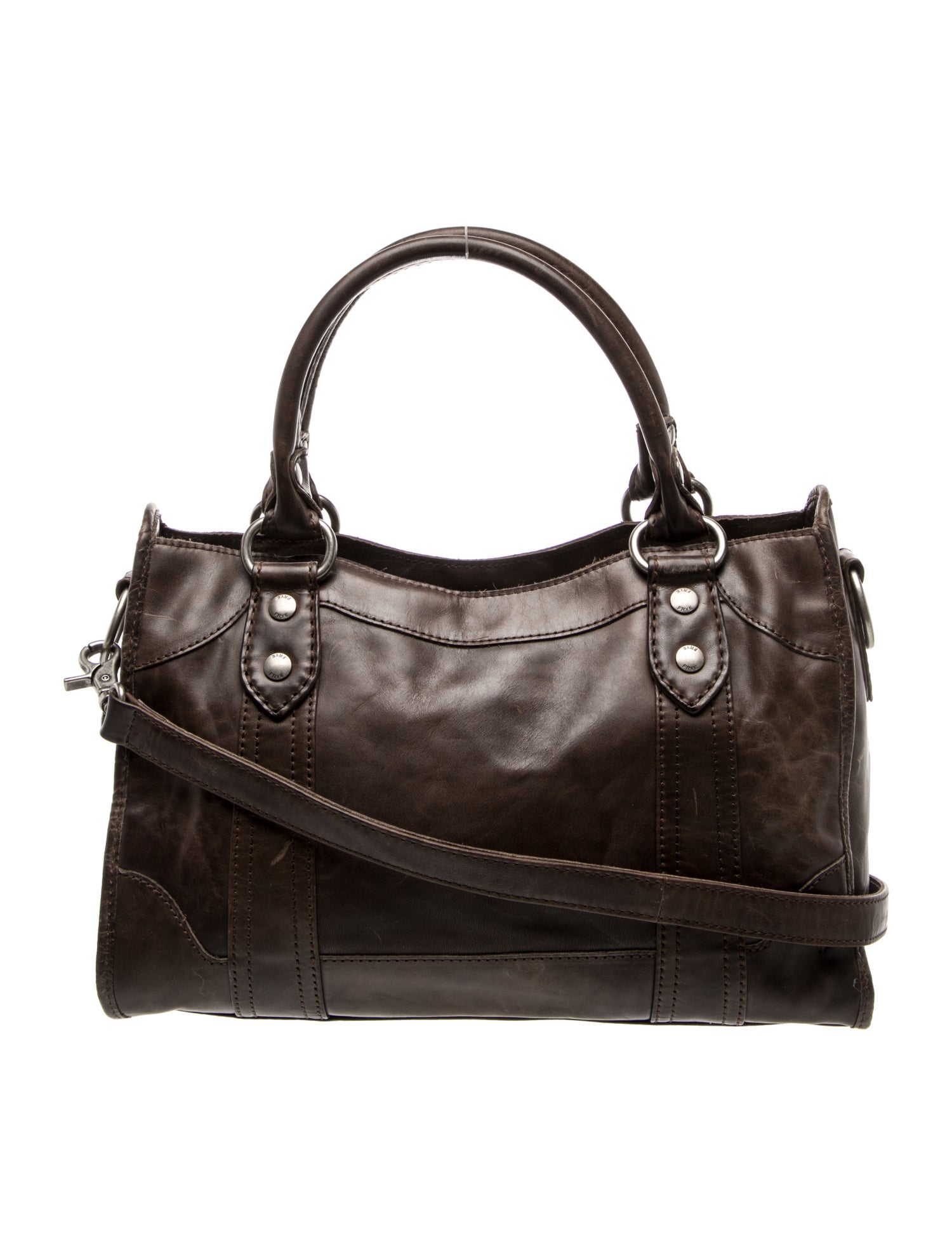Frye Leather Top Handle Bag