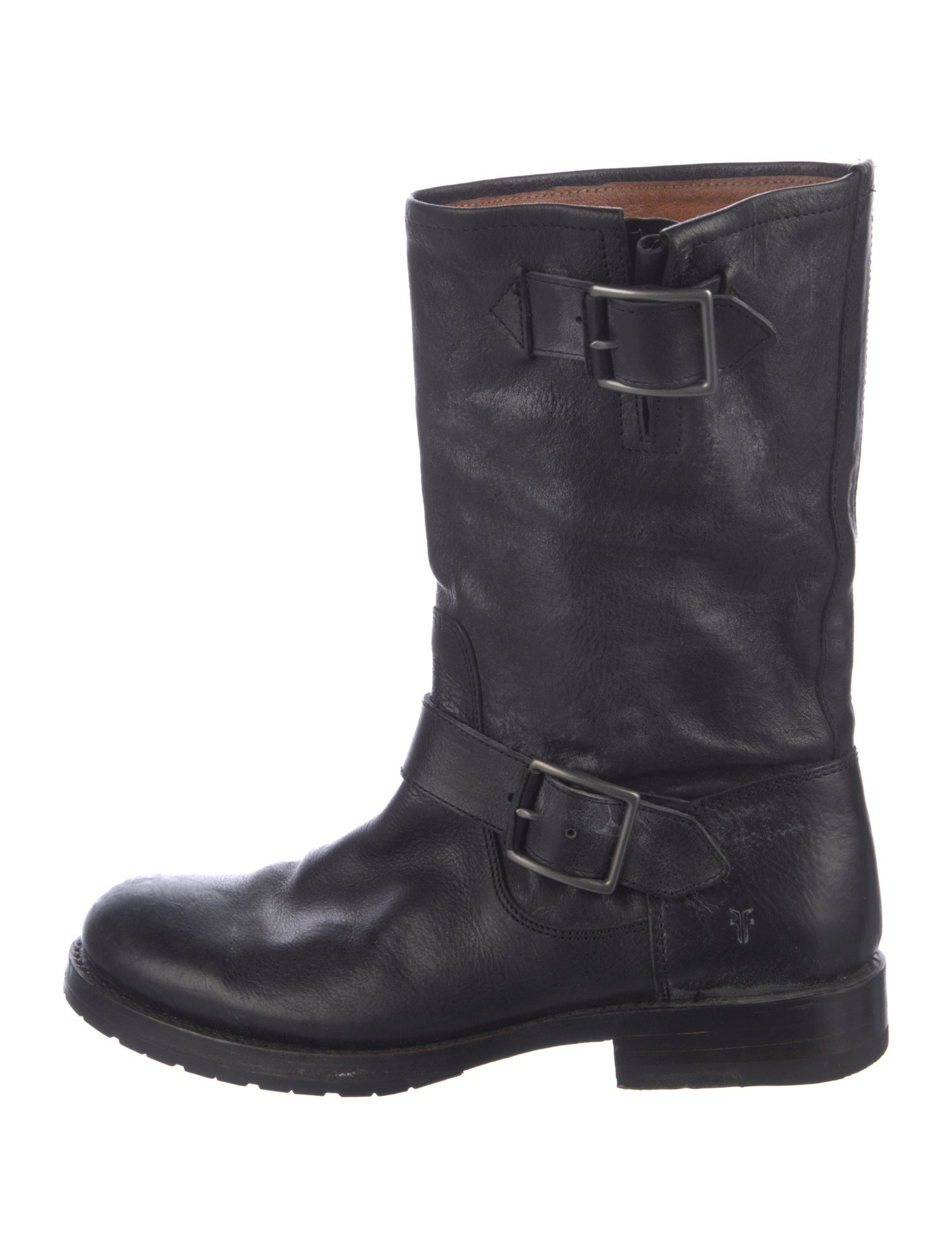 Frye Leather Moto Boots