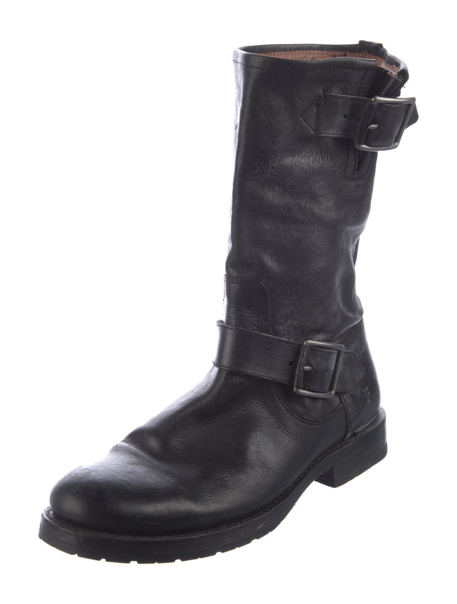 Frye Leather Moto Boots