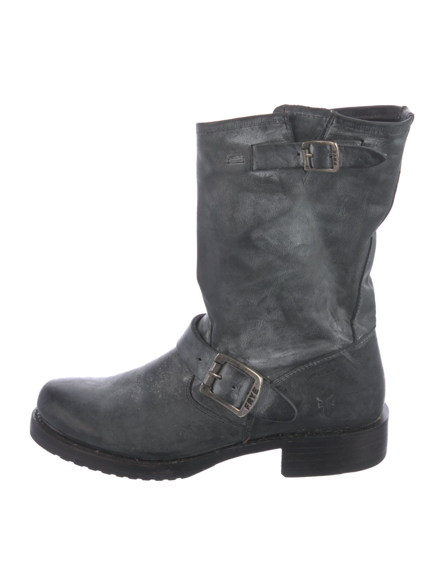 Frye Leather Moto Boots