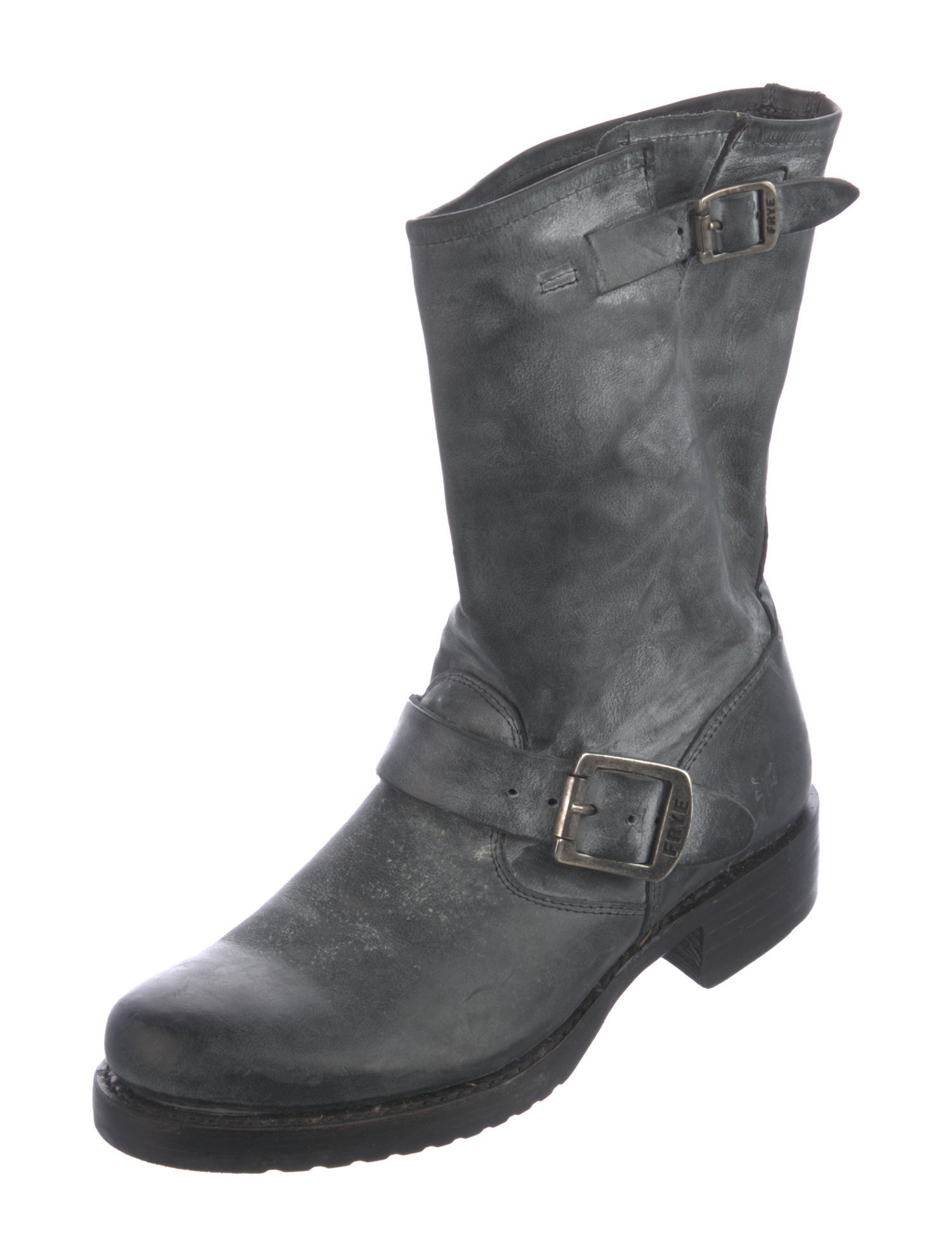 Frye Leather Moto Boots