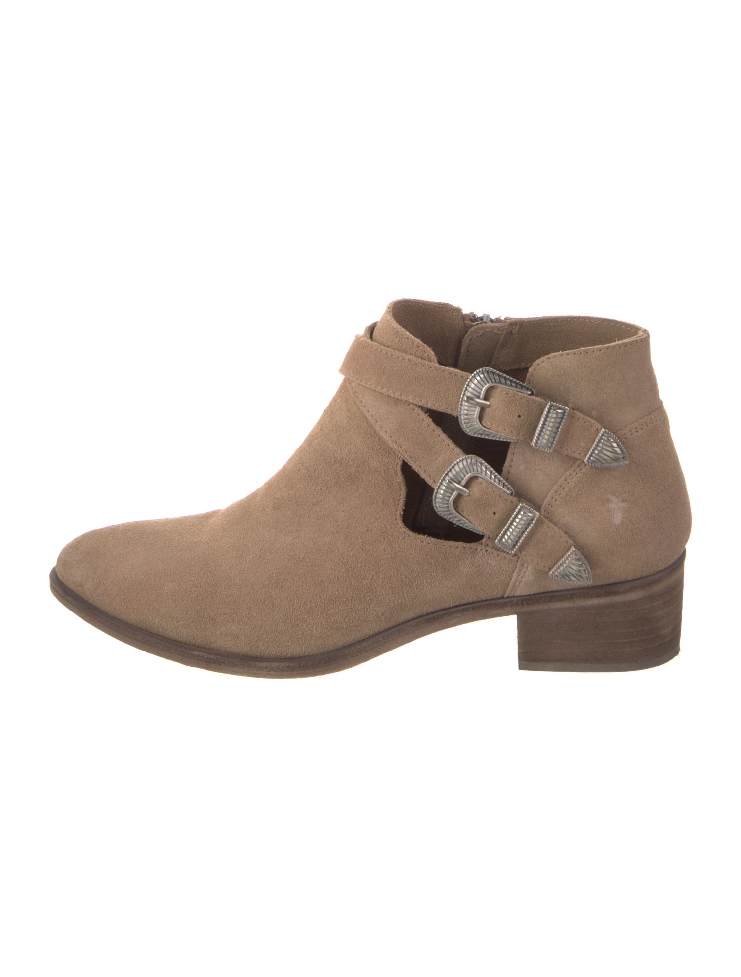 Frye Suede Moto Boots