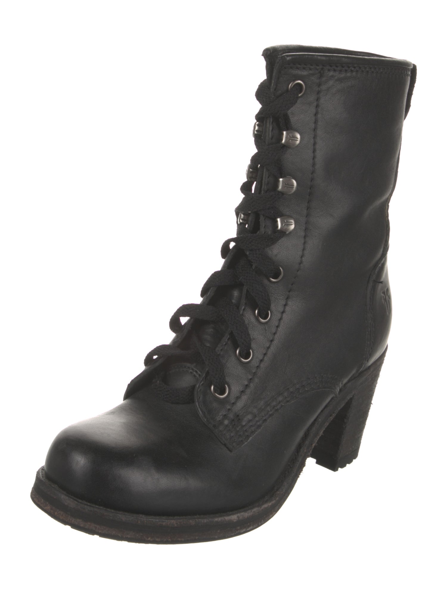 Frye Leather Lace-Up Boots