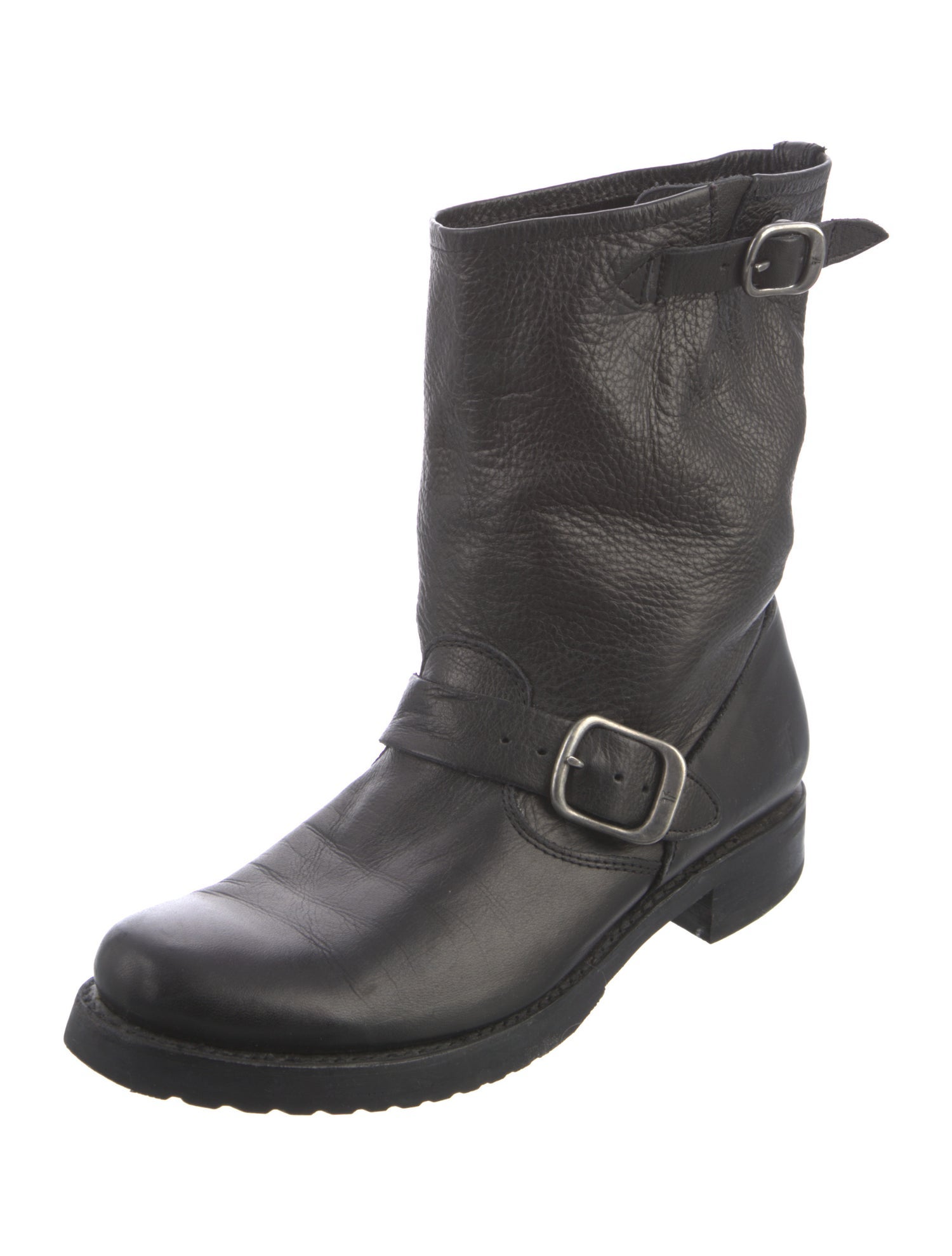 Frye Leather Moto Boots