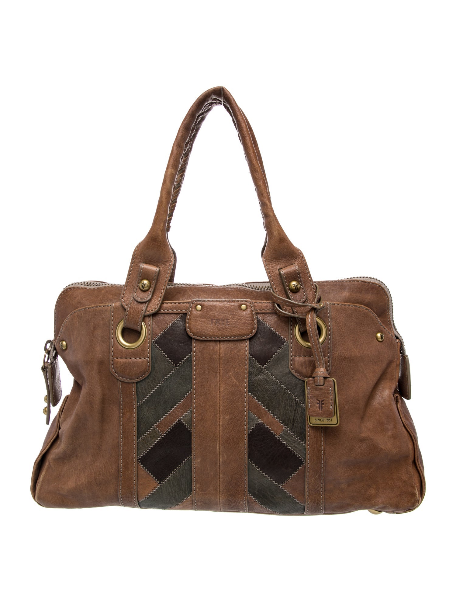 Frye Leather Top Handle Bag
