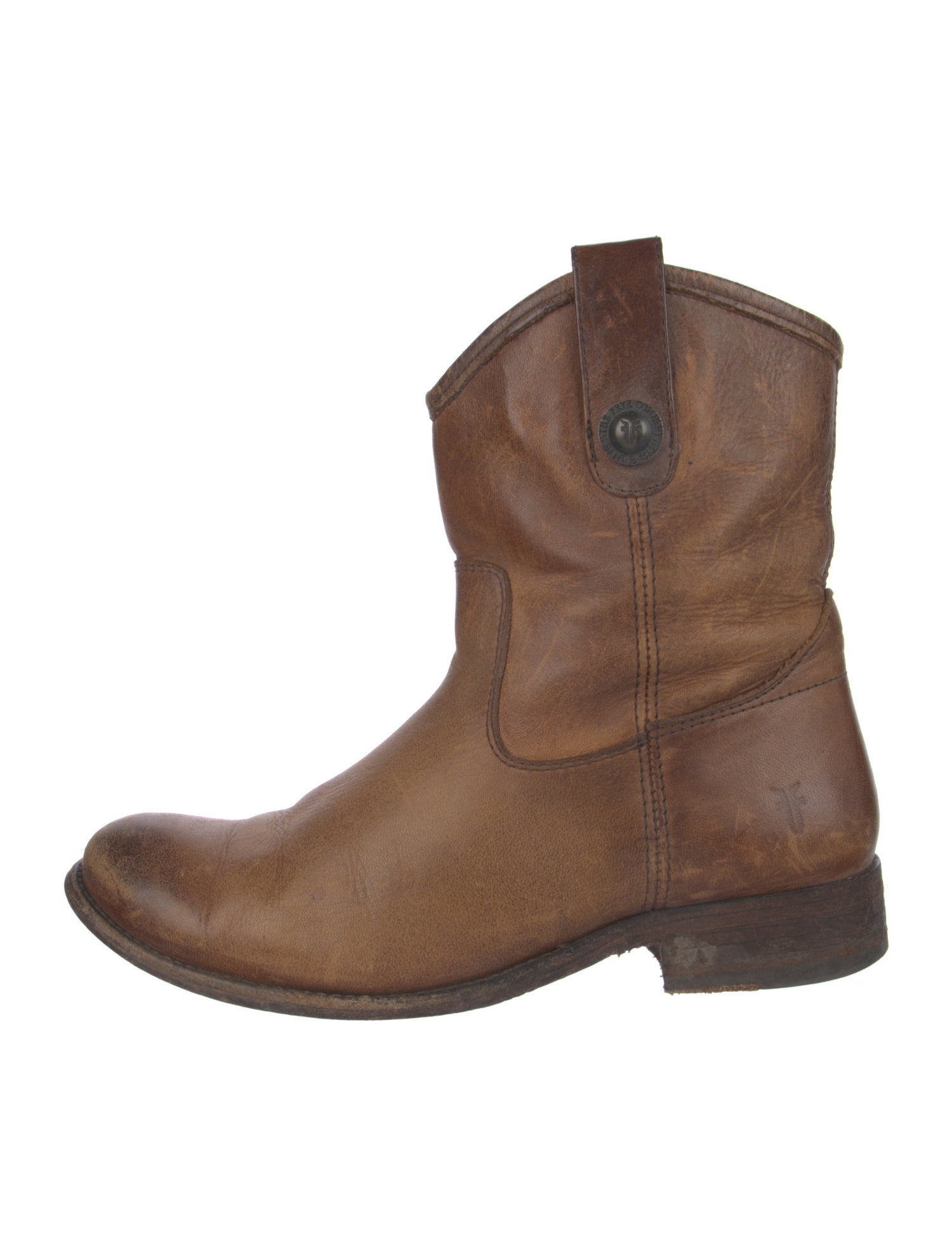 Frye Leather Moto Boots
