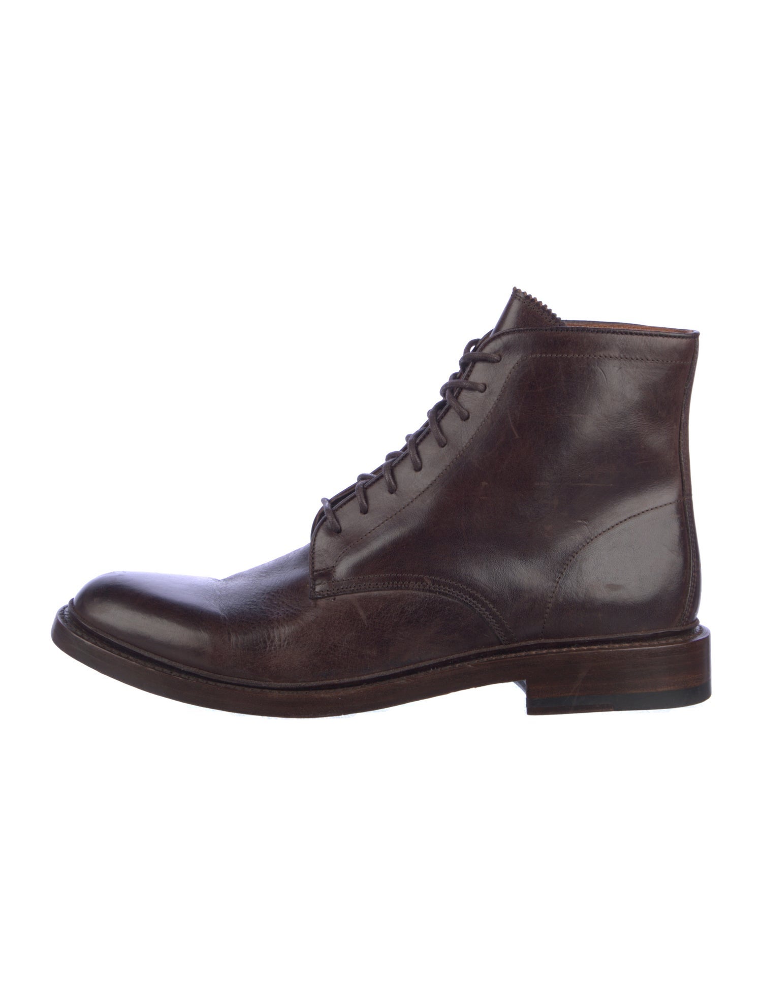 Frye Leather Lace-Up Boots