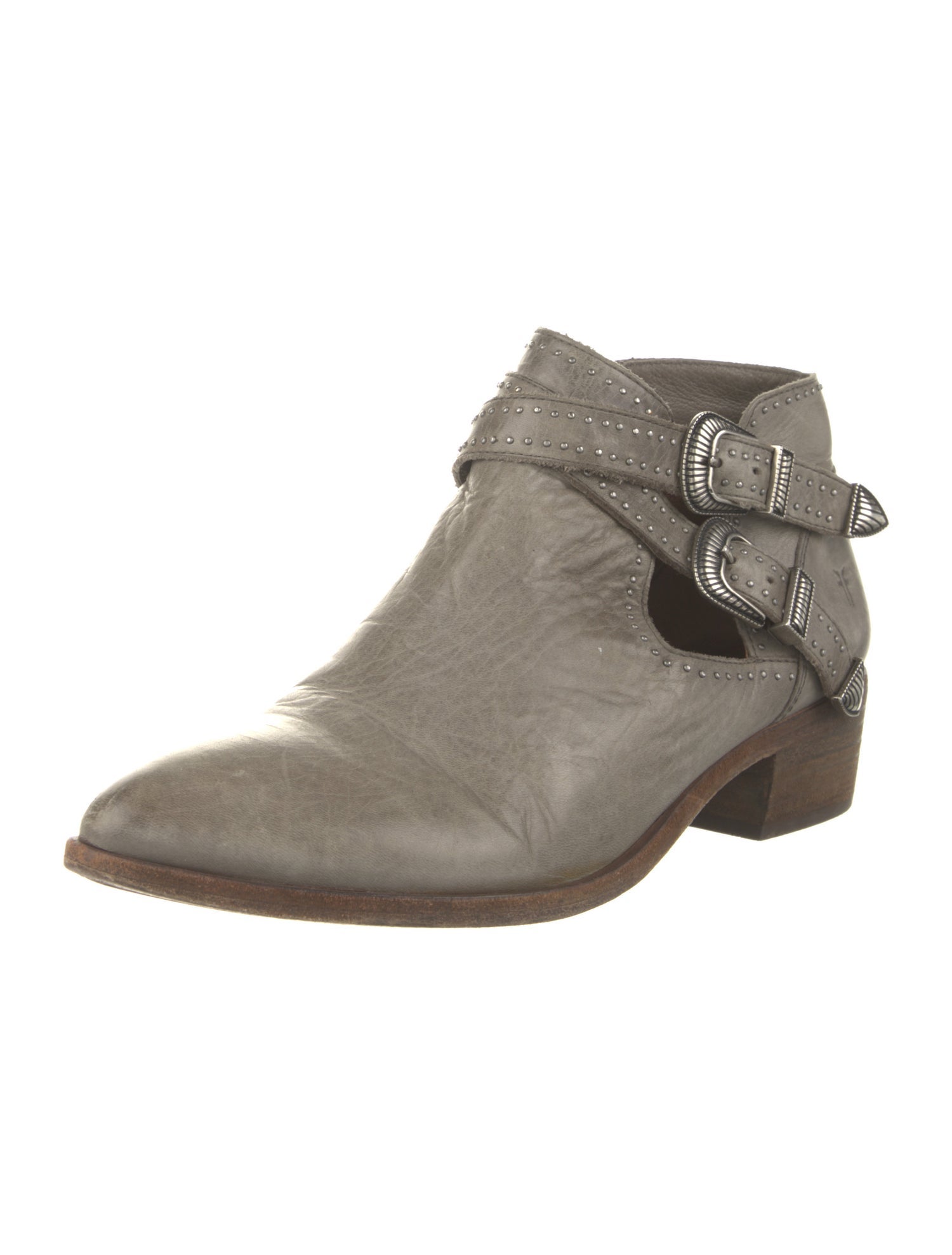 Frye Leather Moto Boots