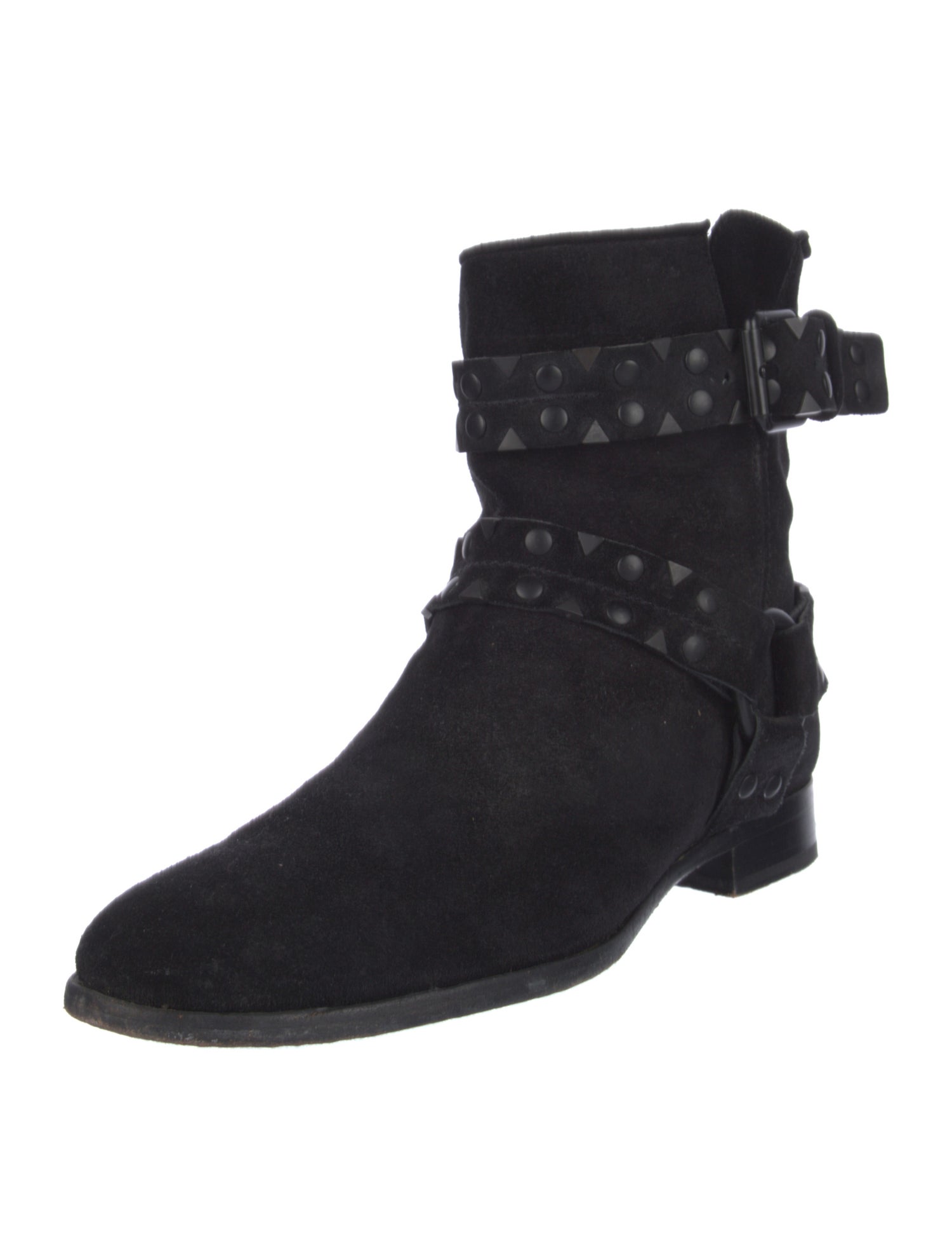 Frye Suede Combat Boots