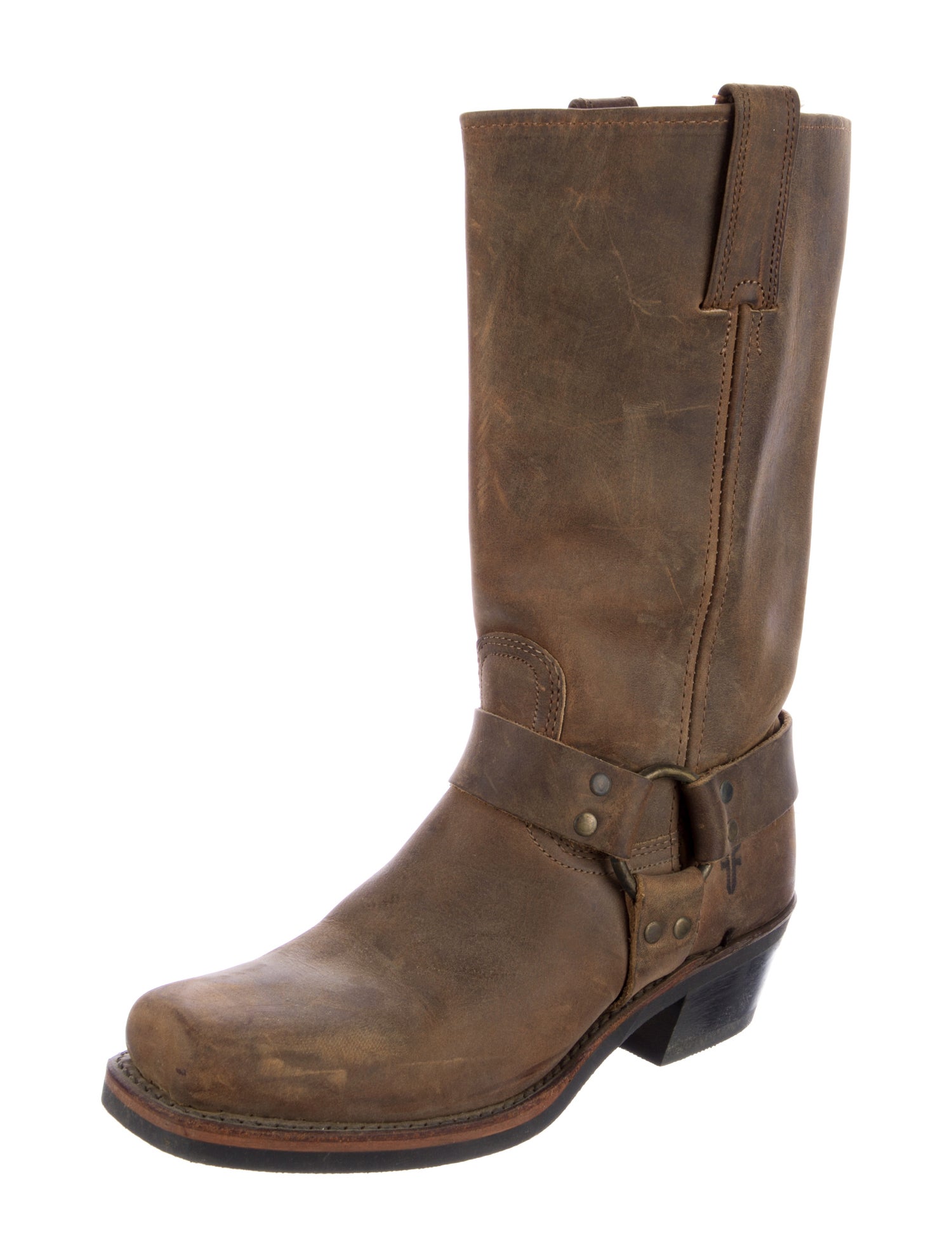 Frye Leather Moto Boots