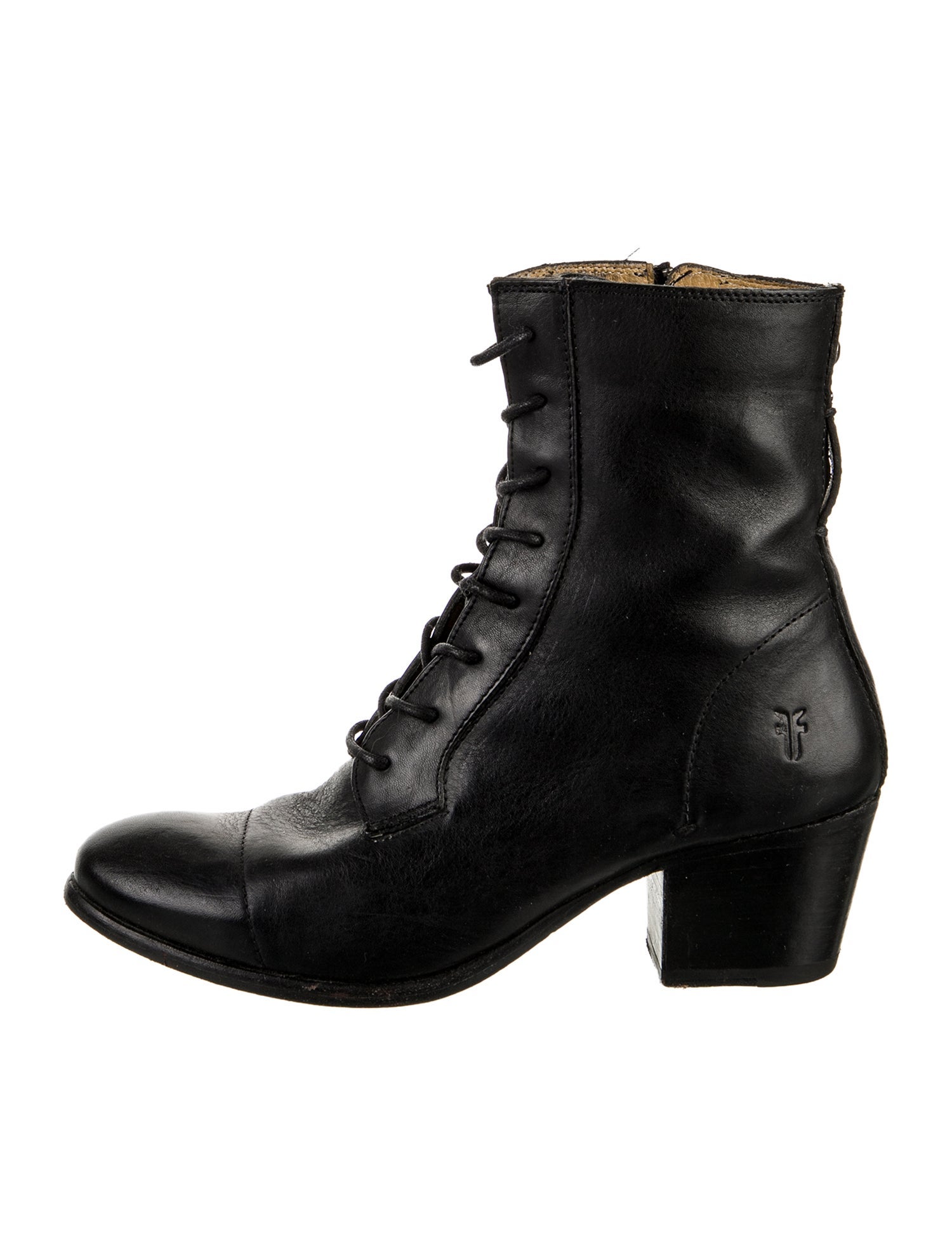 Frye Leather Combat Boots