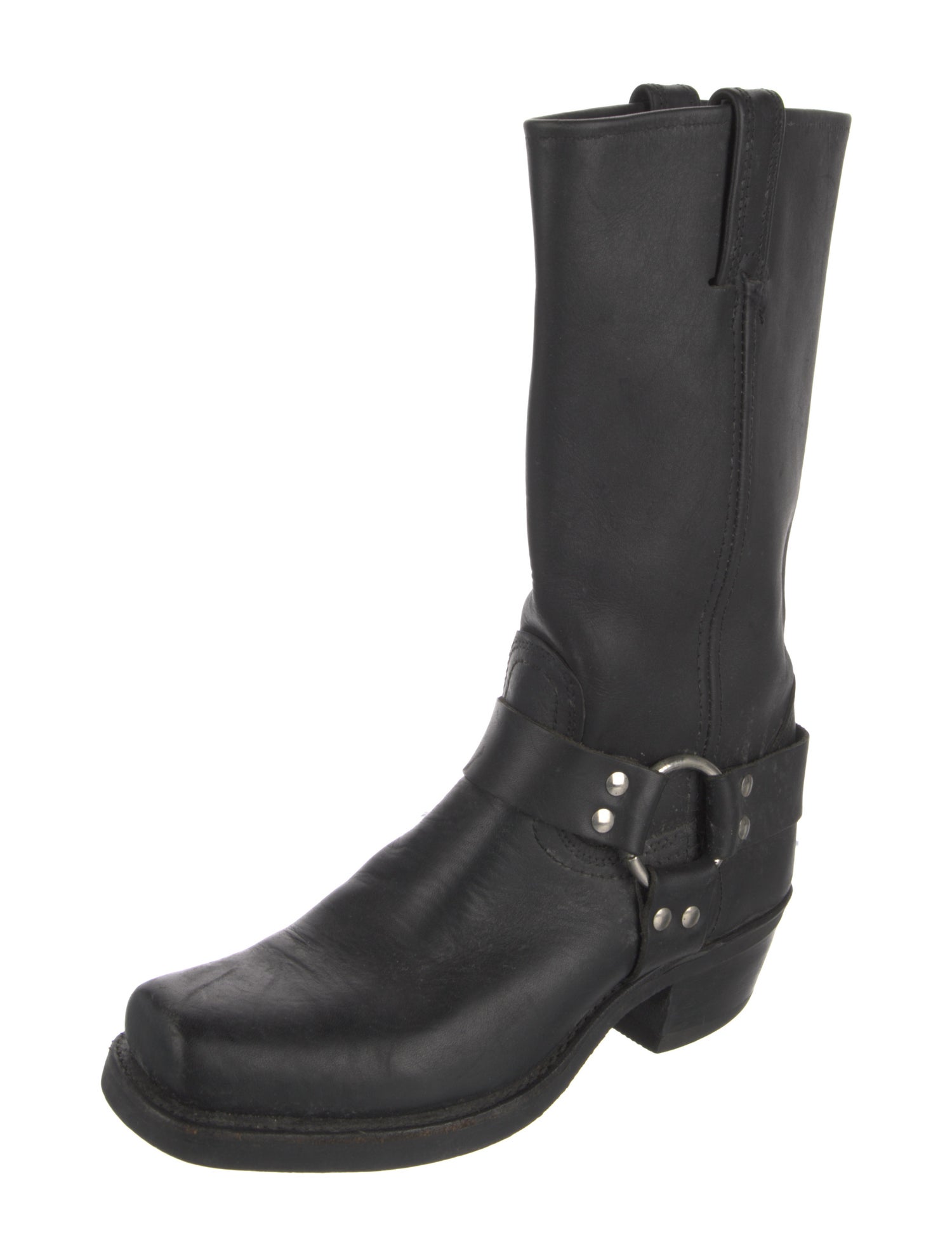 Frye Leather Moto Boots