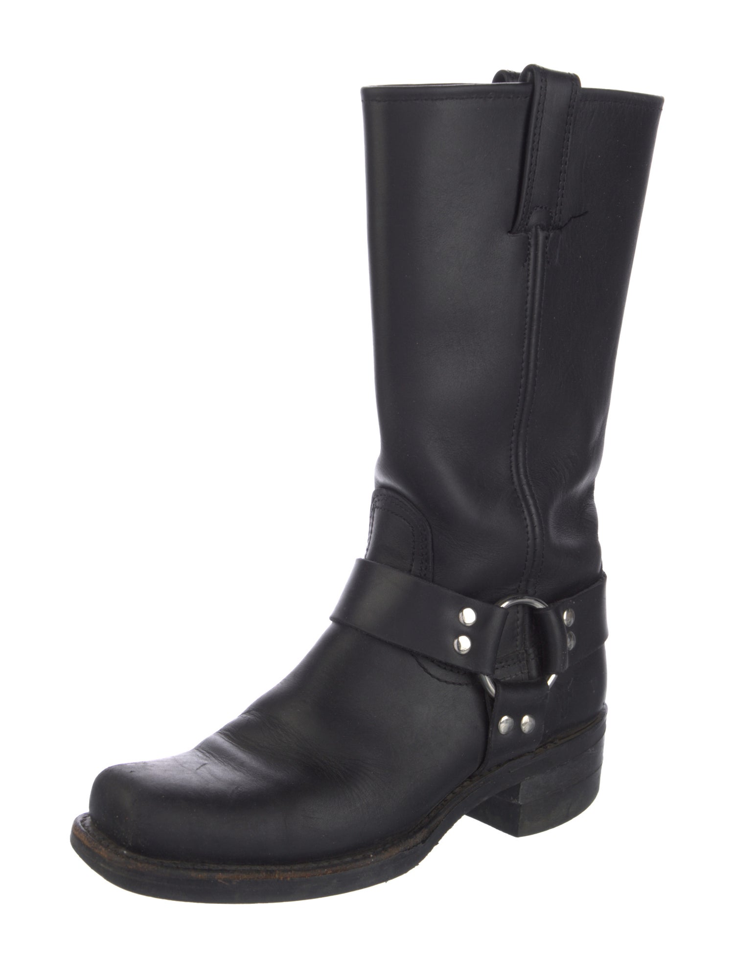 Frye Leather Moto Boots