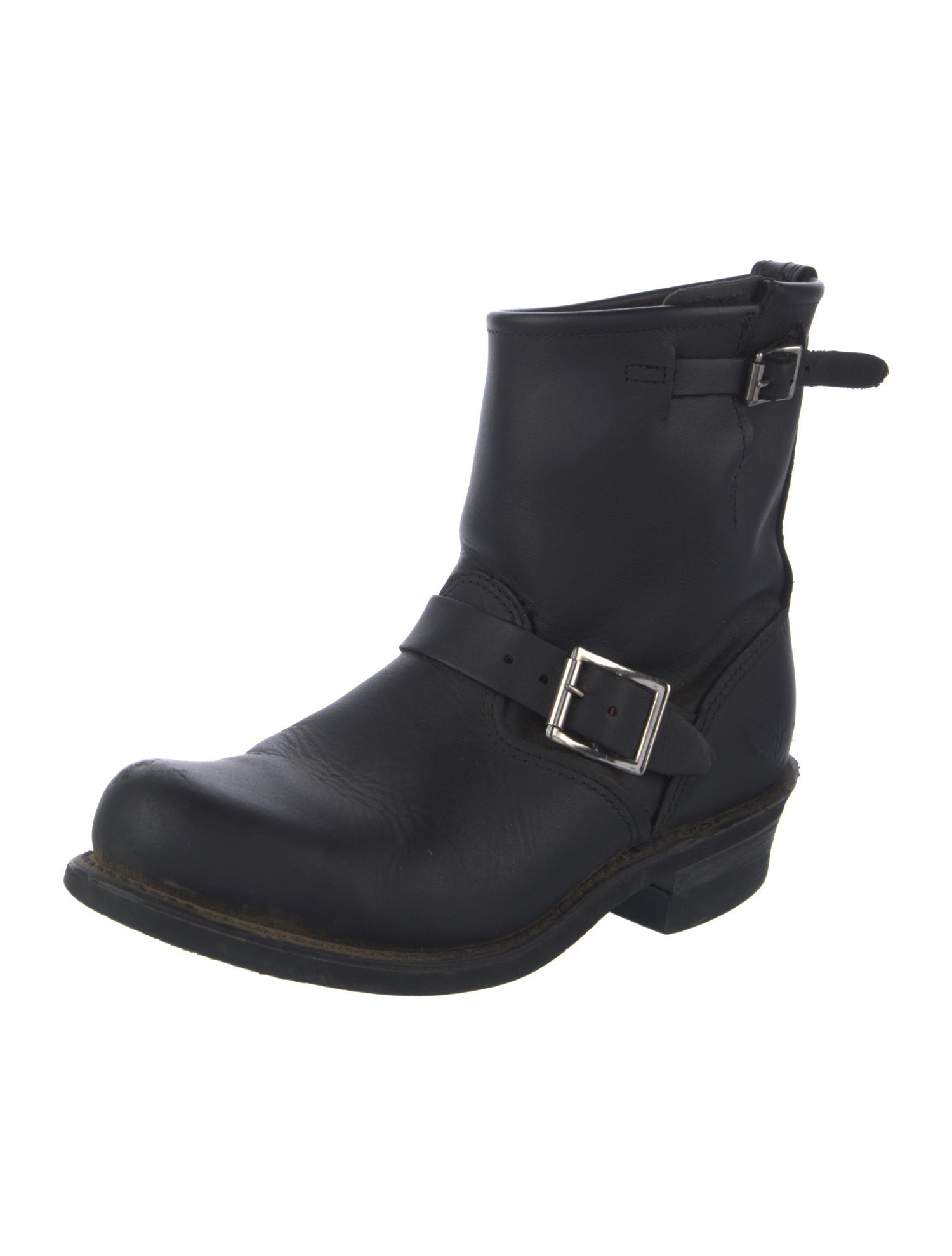 Frye Leather Moto Boots