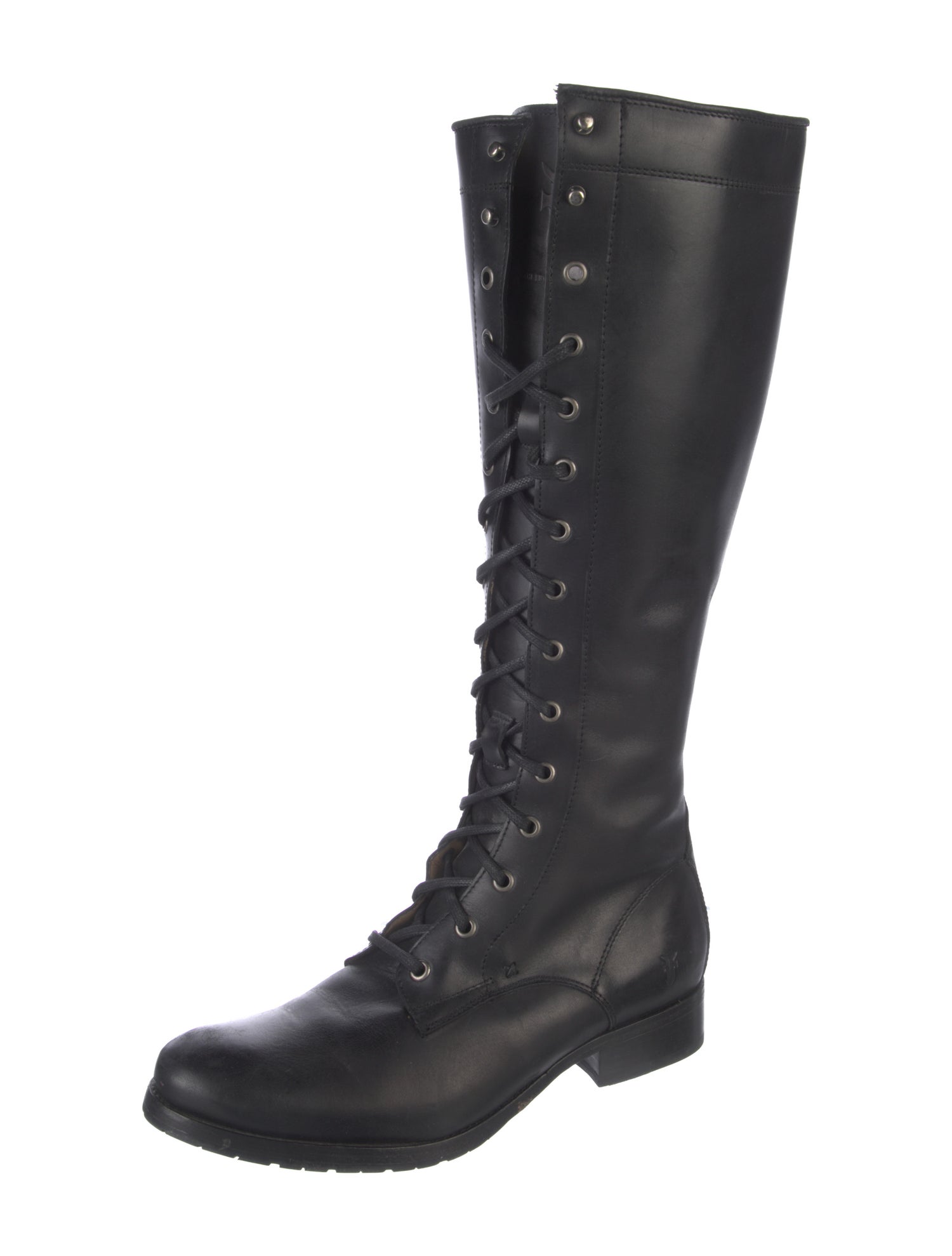 Frye Leather Lace-Up Boots