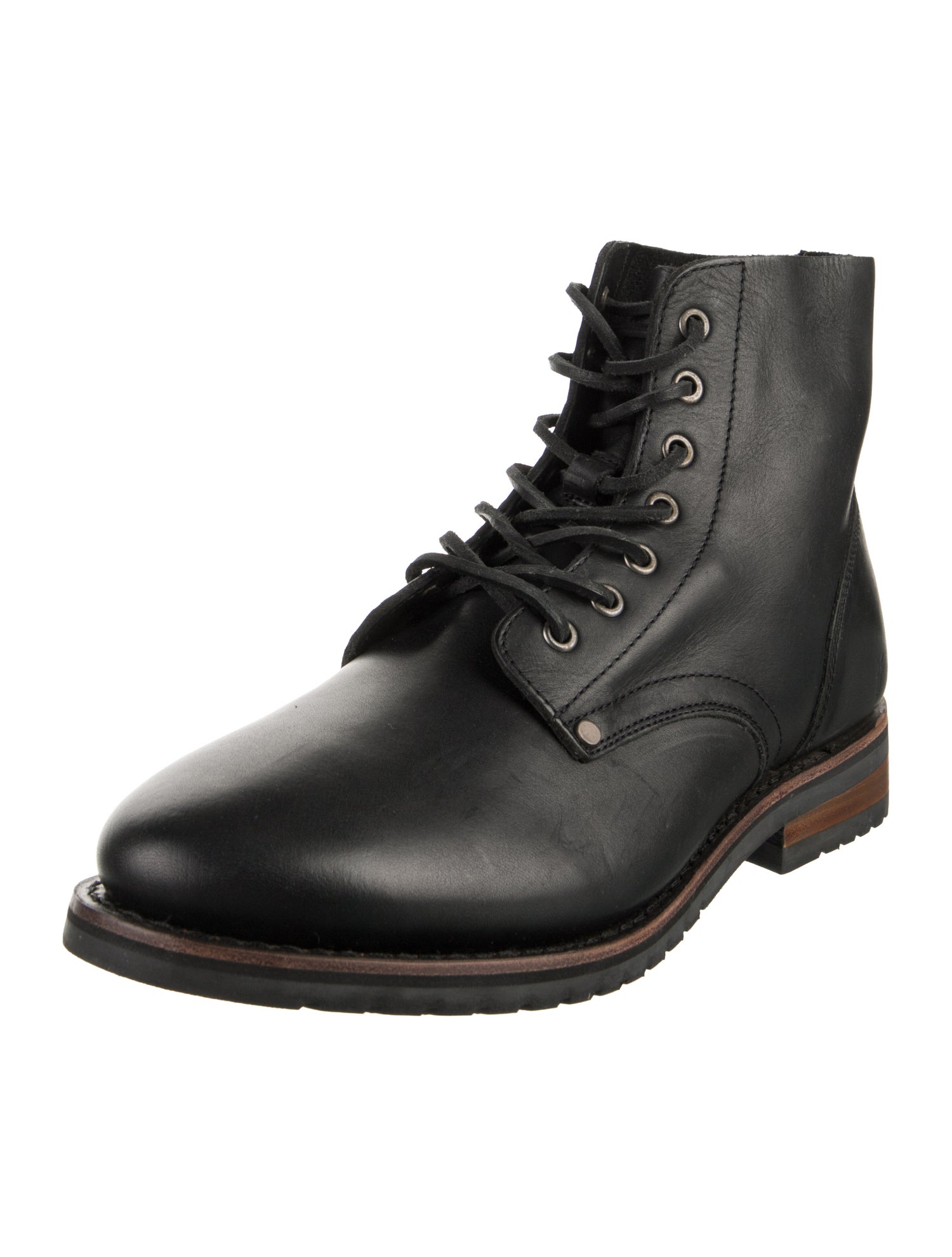 Frye Leather Lace-Up Boots