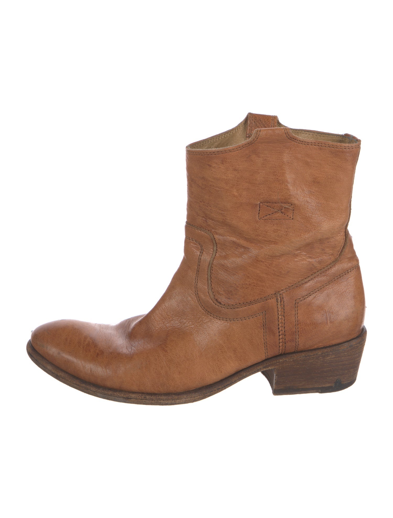 Frye Leather Moto Boots