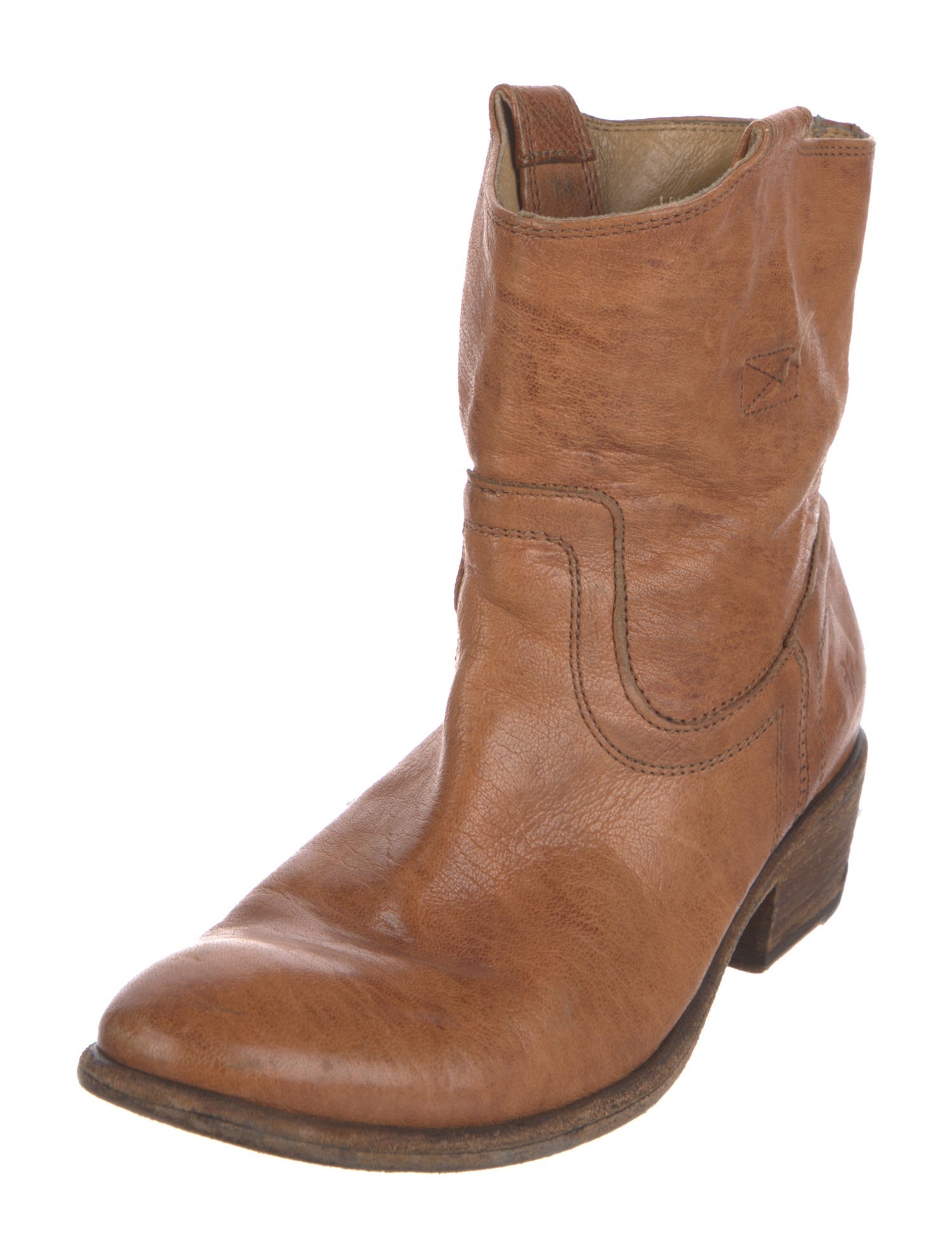 Frye Leather Moto Boots