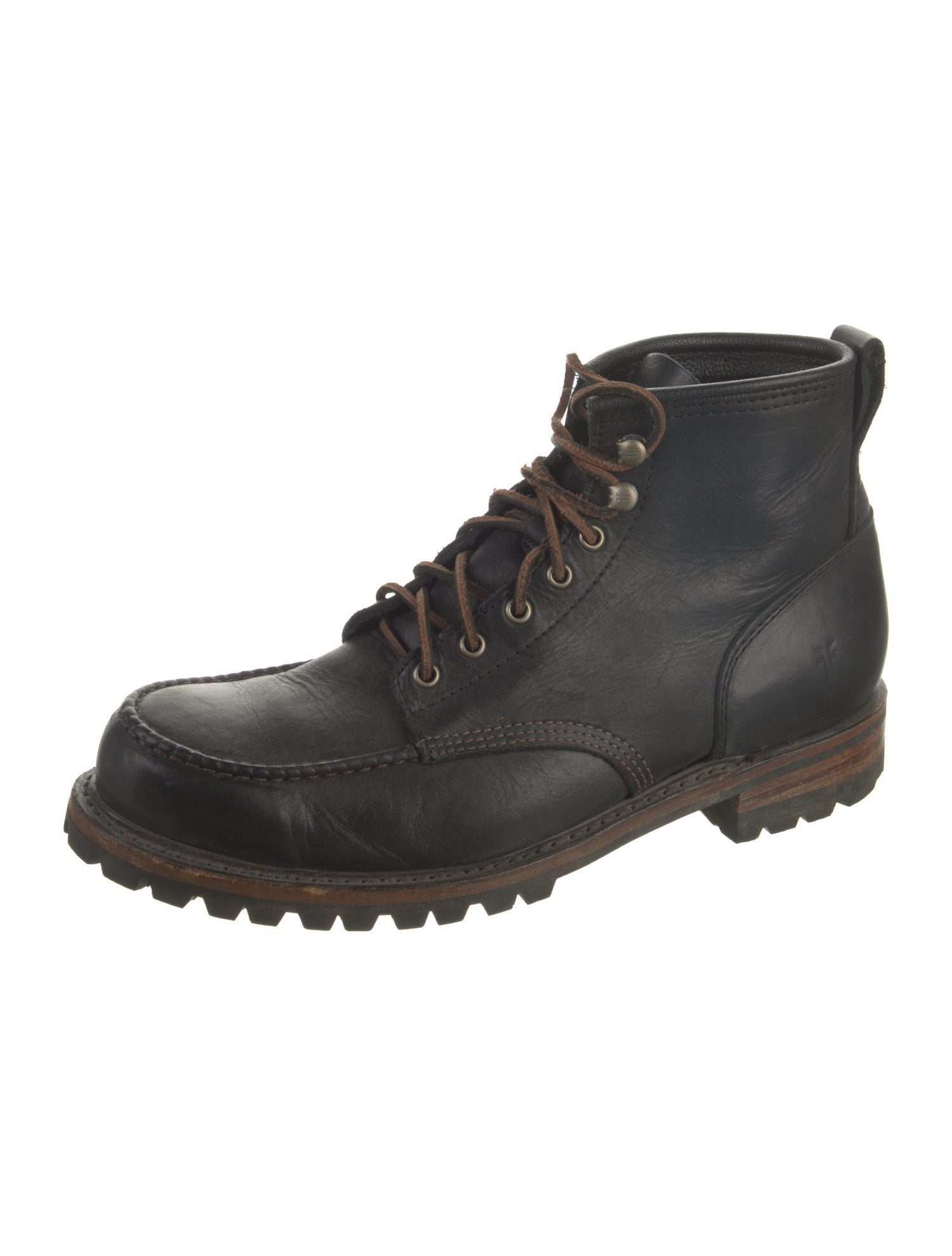 Frye Leather Combat Boots