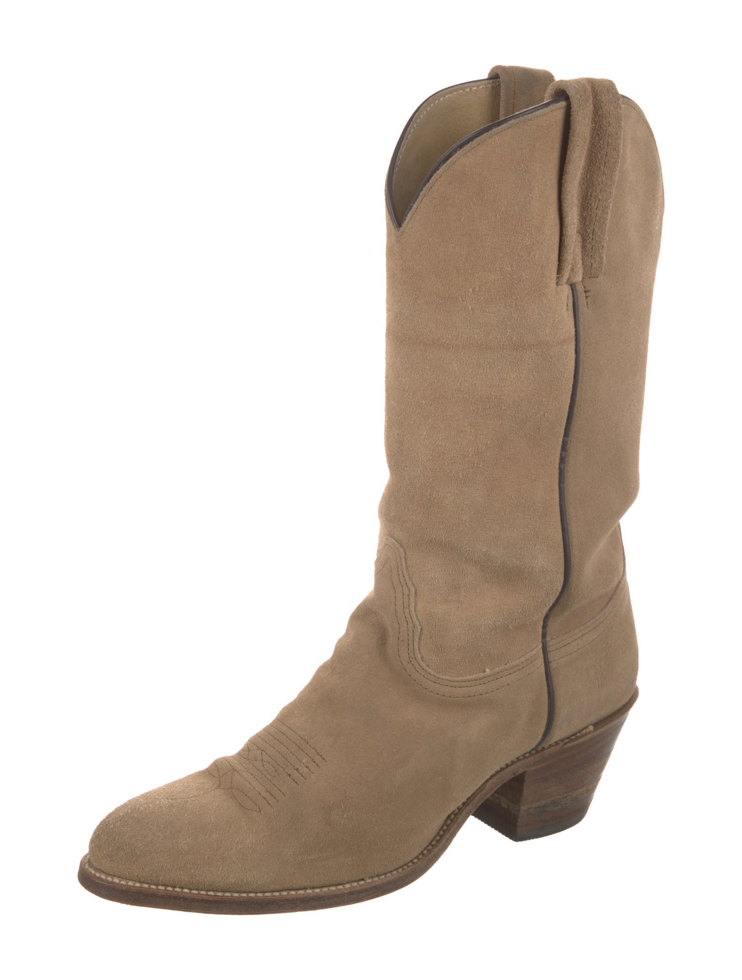 Frye Suede Western Boots