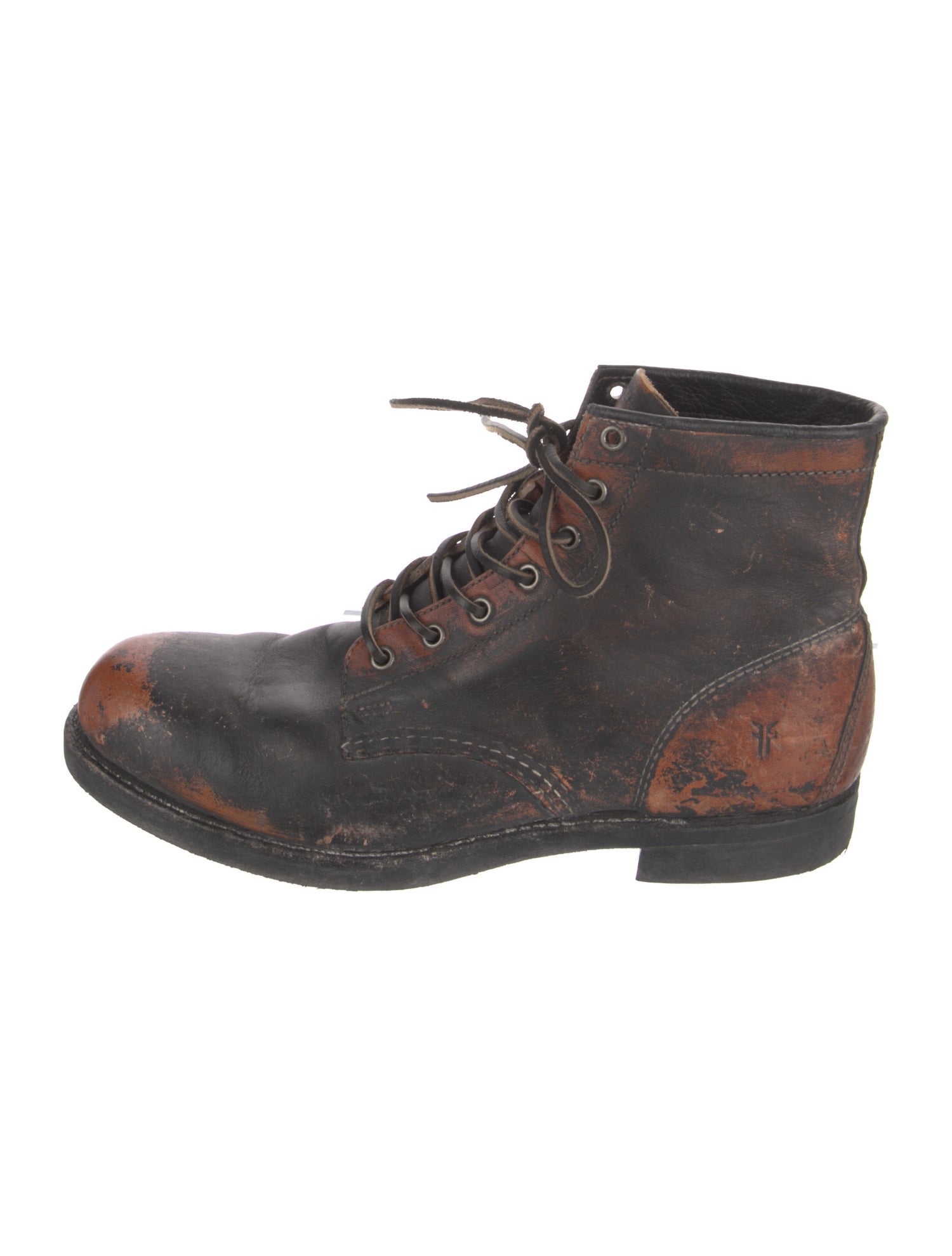 Frye Leather Lace-Up Boots
