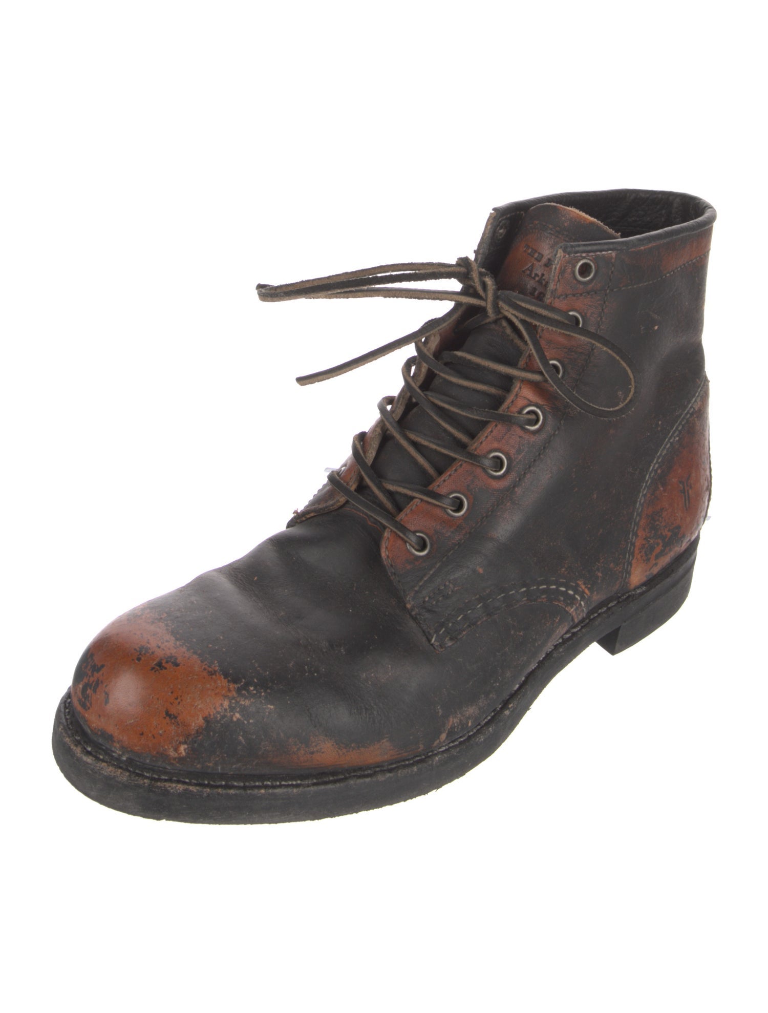 Frye Leather Lace-Up Boots