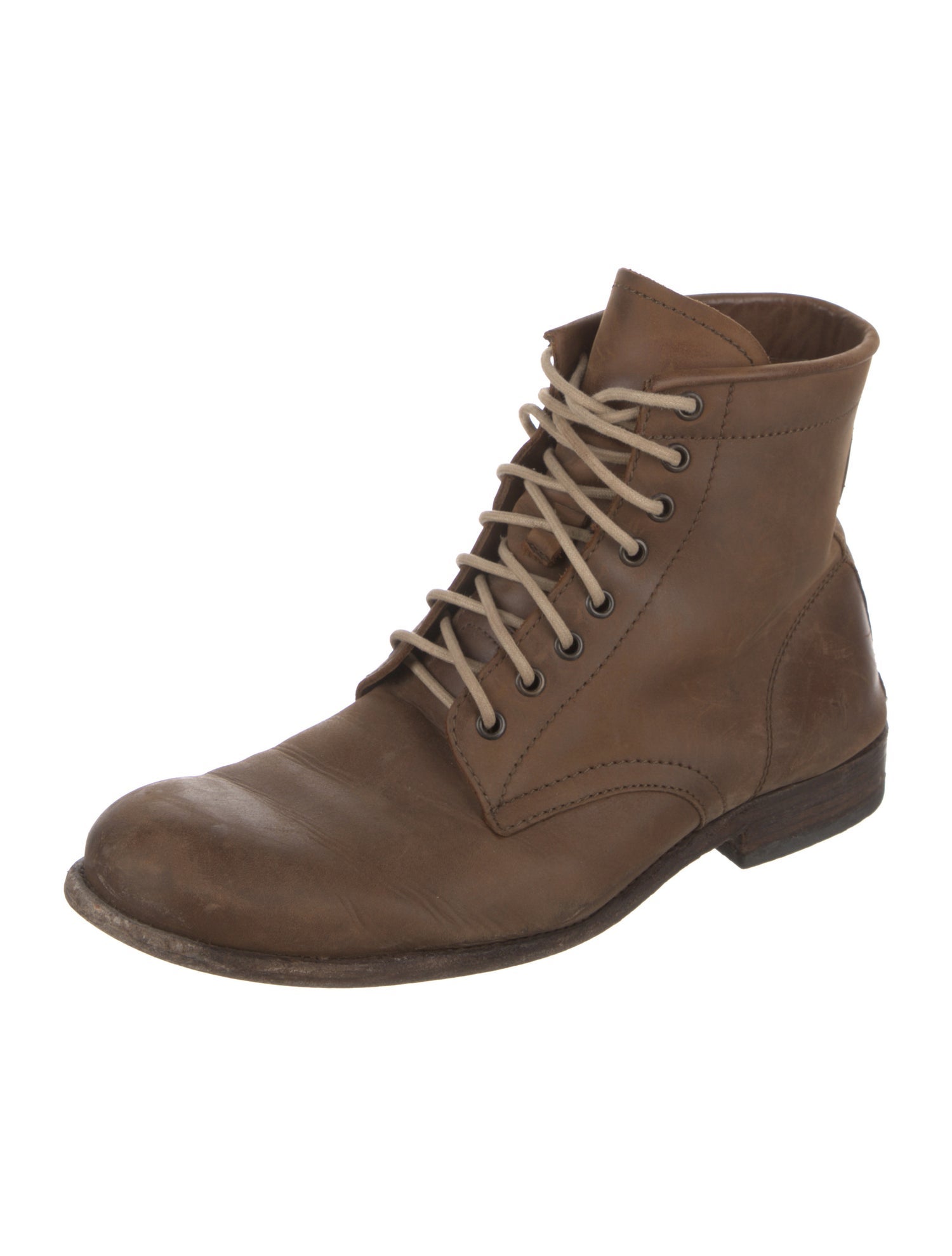 Frye Leather Lace-Up Boots